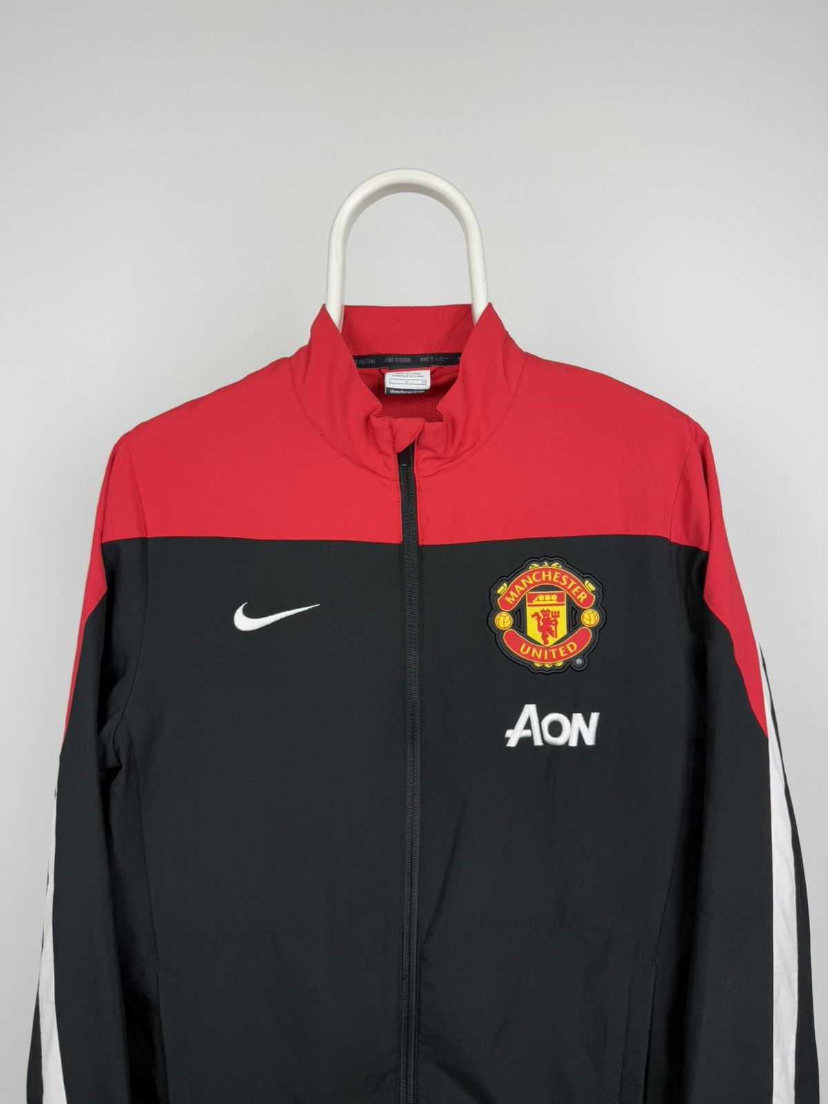Nike × Vintage 00s Nike Vintage Manchester United Track Jacket Size US S / EU 44-46 / 1 - 2 Thumbnail