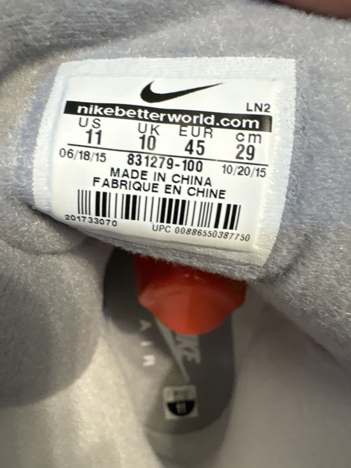 Nike Nike Air Pressure 2016 Size US 11 / EU 44 - 6 Thumbnail