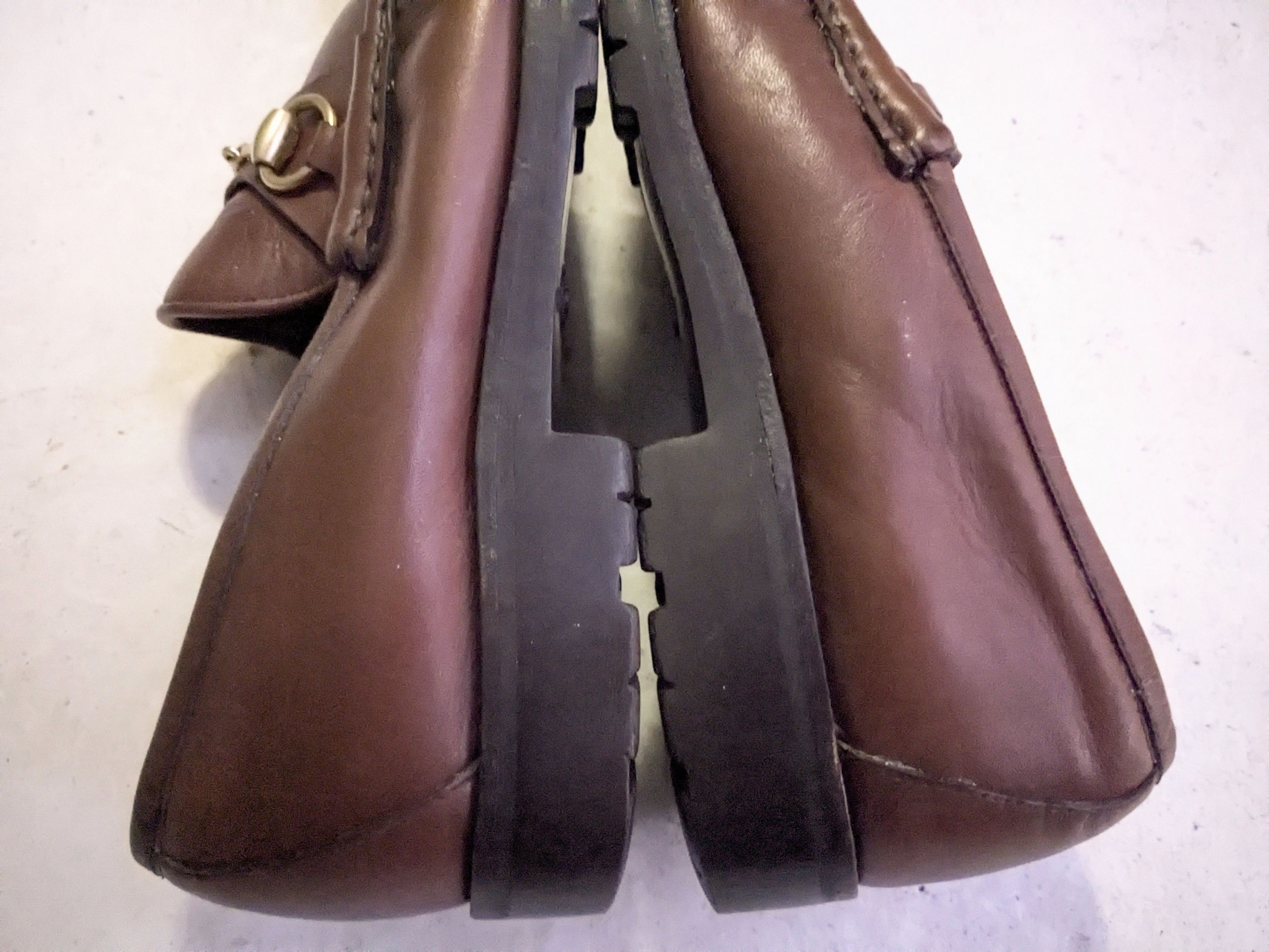 Gucci Gucci Horsebit Loafers Brown Leather 9.5 D Size US 9.5 / EU 42-43 - 12 Thumbnail