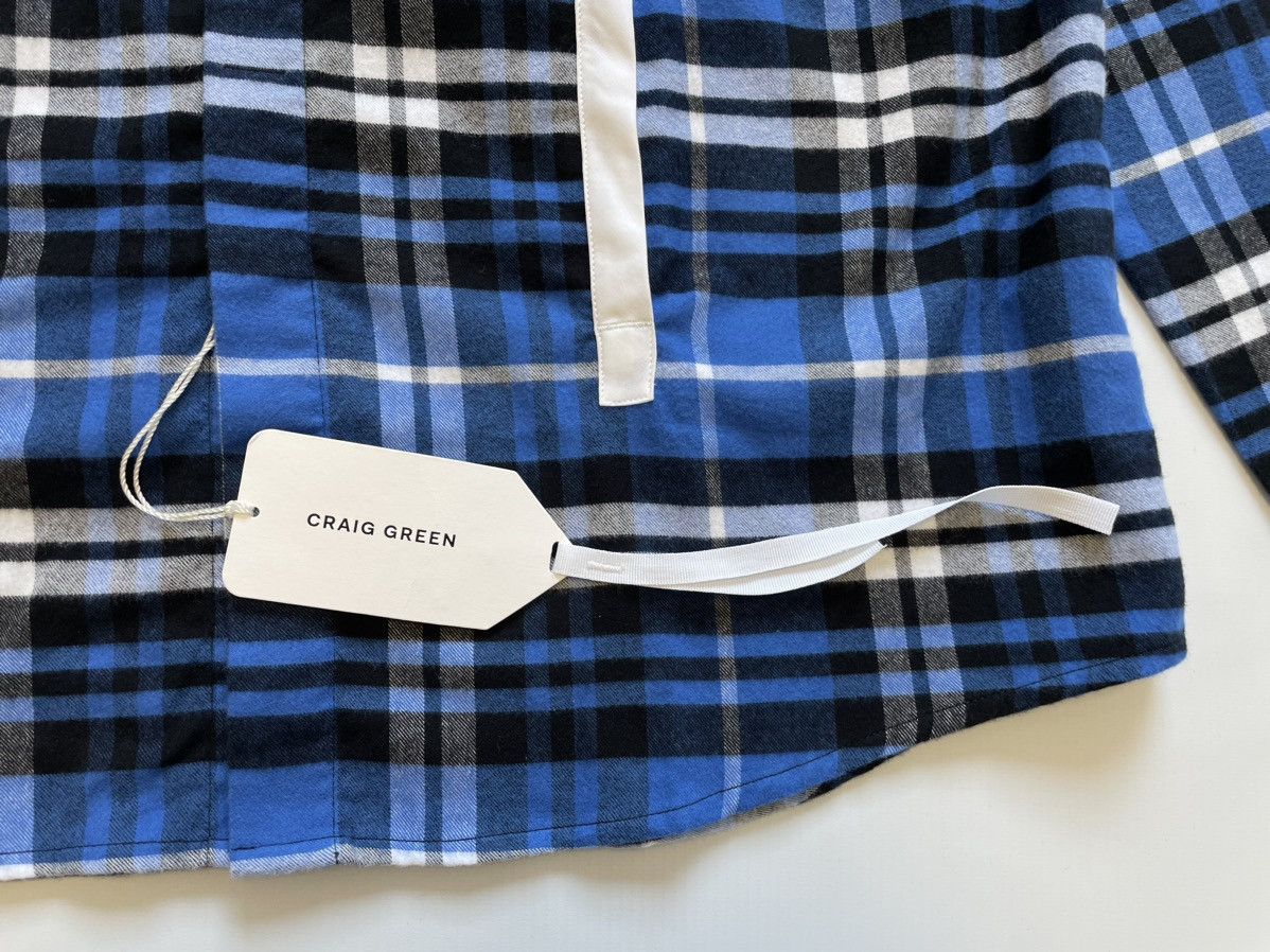 Craig Green Panelled Check Flannel Shirt Size US L / EU 52-54 / 3 - 8 Thumbnail