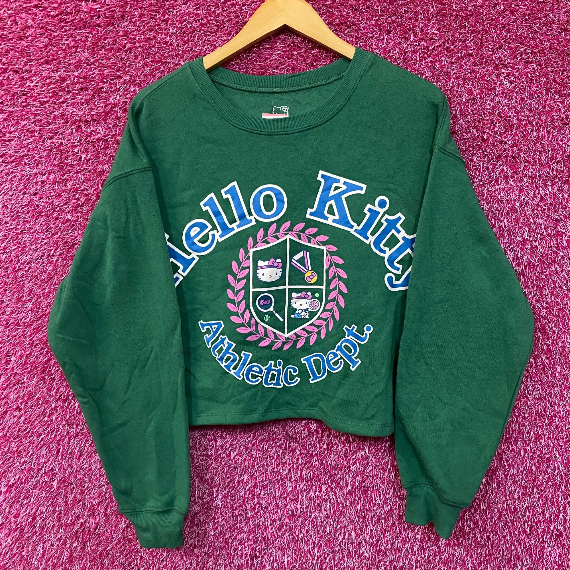 Other Hello Kitty Athletic Dept Crop Top Sweater size Large Size L / US 10 / IT 46 - 1 Thumbnail