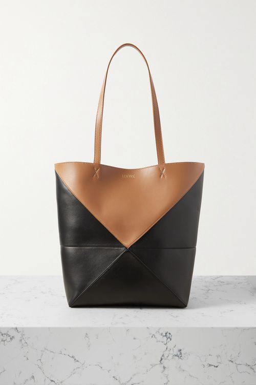 Loewe o1in1g0426 Size:OS/ Medium Puzzle Fold Tote Bag Desert/Black Size ONE SIZE - 1 Preview