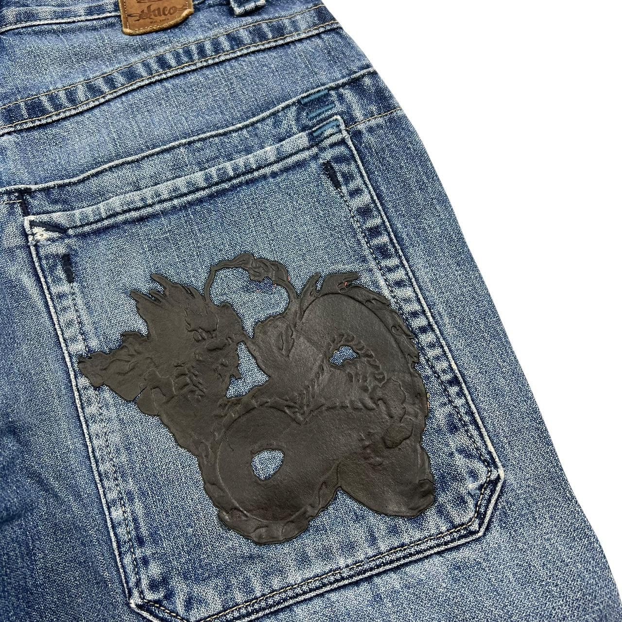 JNCO Vintage Jnco Dragon Carpenter Denim Shorts / Jorts Waist 28 Size US 28 / EU 44 - 3 Thumbnail