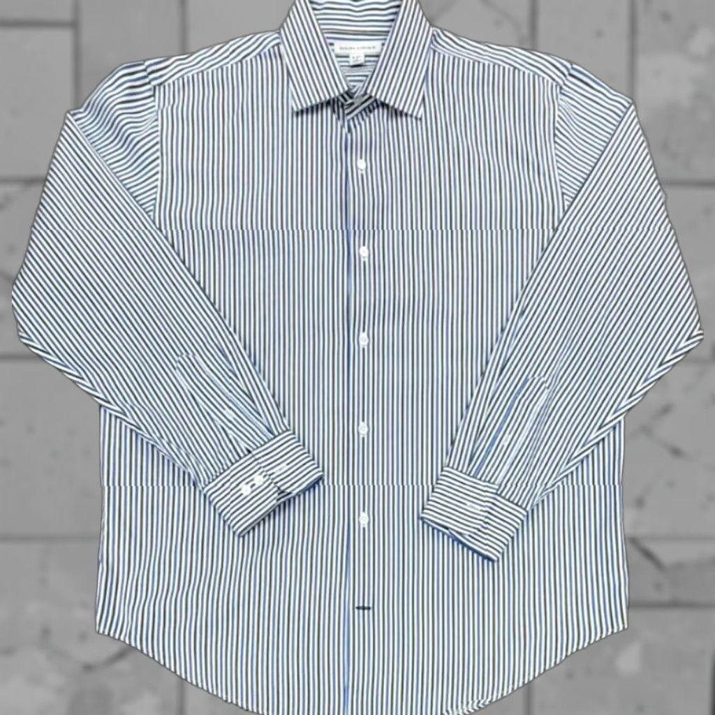 Banana Republic Banana Republic Button-Up Shirt Men L Multicolor Stripe Long Sleeve Size US L / EU 52-54 / 3 - 1 Thumbnail