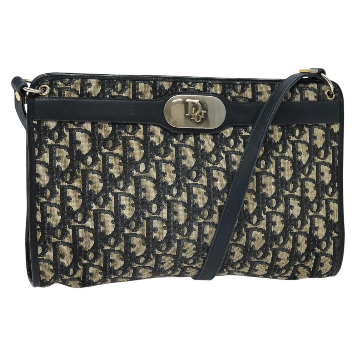 Dior Christian Dior Vintage Trotter Shoulder Bag Canvas Size ONE SIZE - 1 Thumbnail
