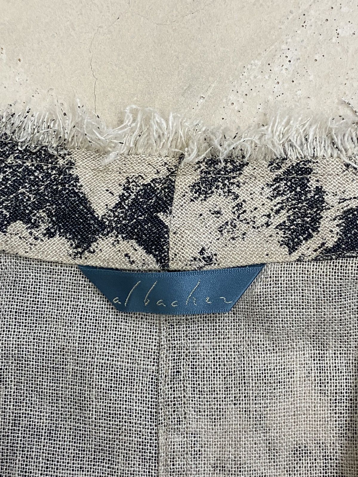 If Six Was Nine × Japanese Brand × Le Grande Bleu (L.G.B.) Vintage Vests AL Bacher Japan Brand Art Floral Sackcloth Size US S / EU 44-46 / 1 - 12 Thumbnail