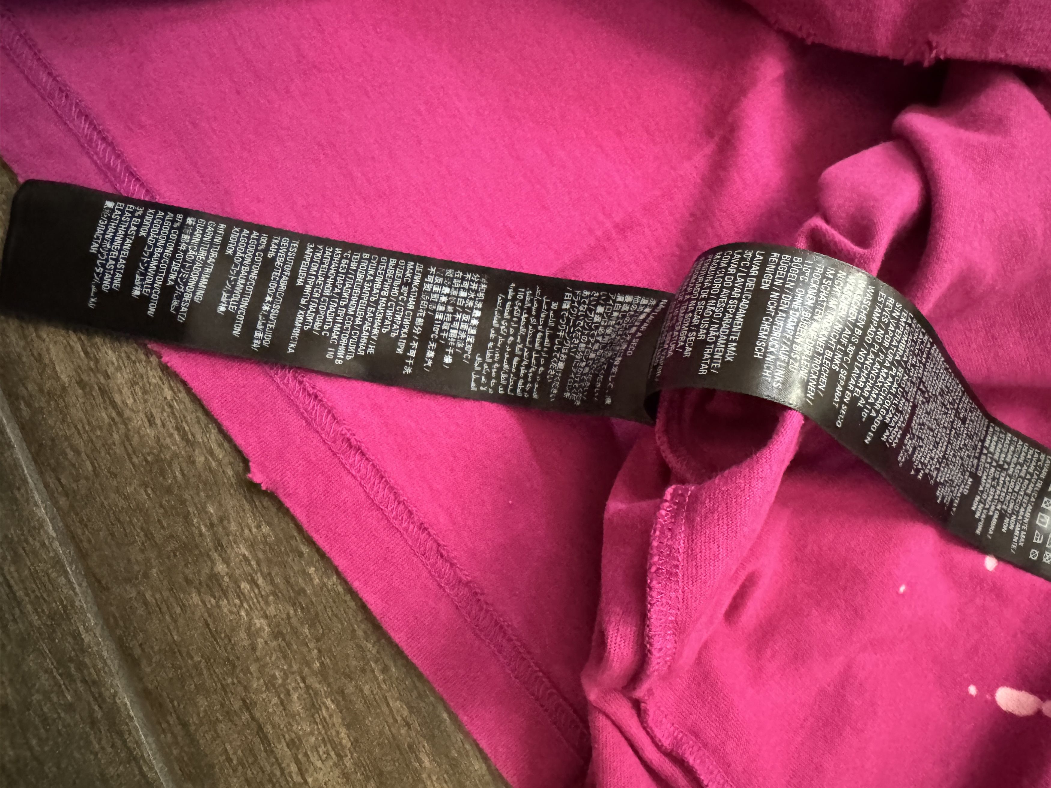 Balenciaga 90% Balenciaga 10% Me Distressed Vintage Style Tee Pink Size US XL / EU 56 / 4 - 6 Thumbnail