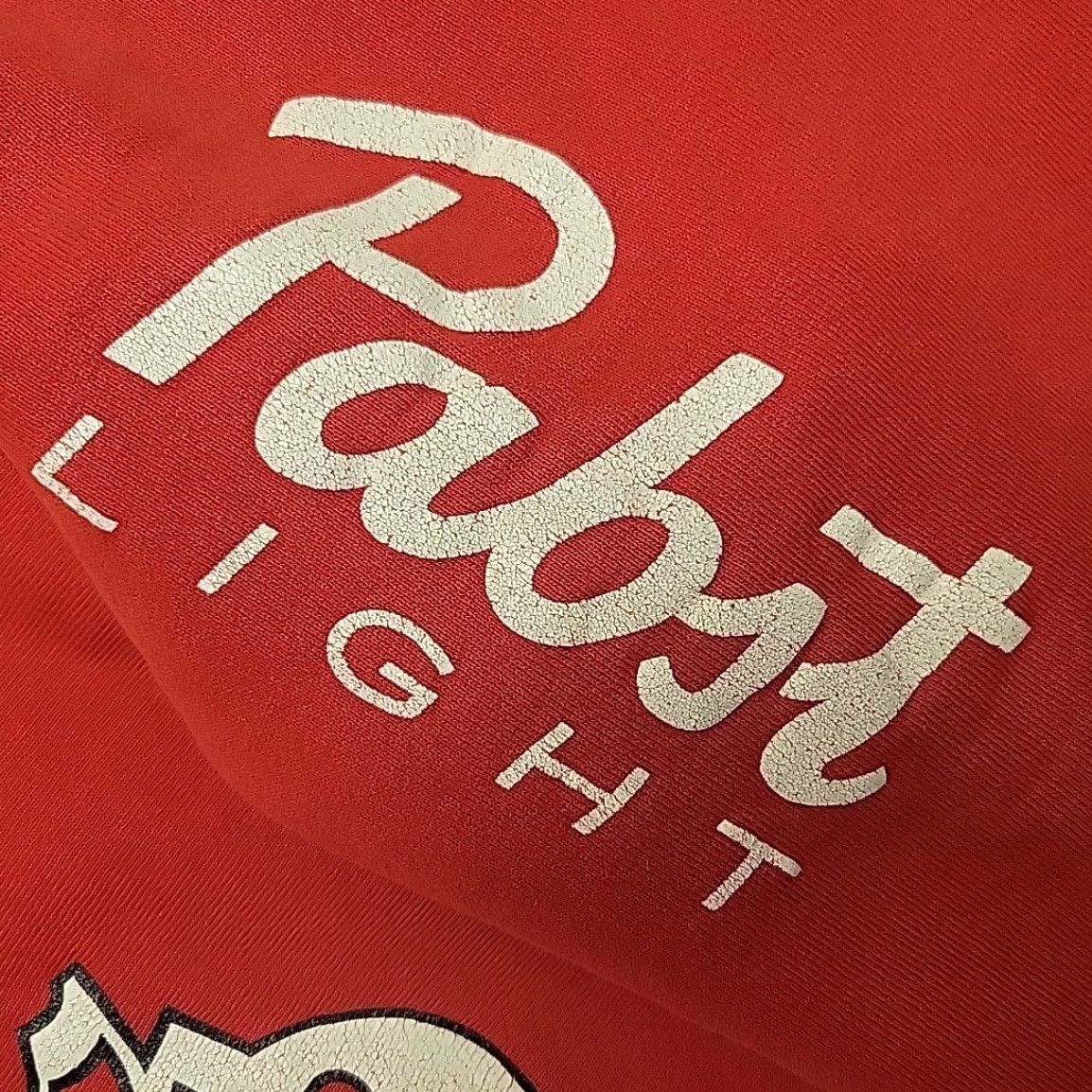Vintage VTG Pabst Beer Sweatshirt SANTEE HVWT Pullover Crewneck Made in USA Mens XL Red Graphic Print 90s Decade Size US XL / EU 56 / 4 - 5 Thumbnail