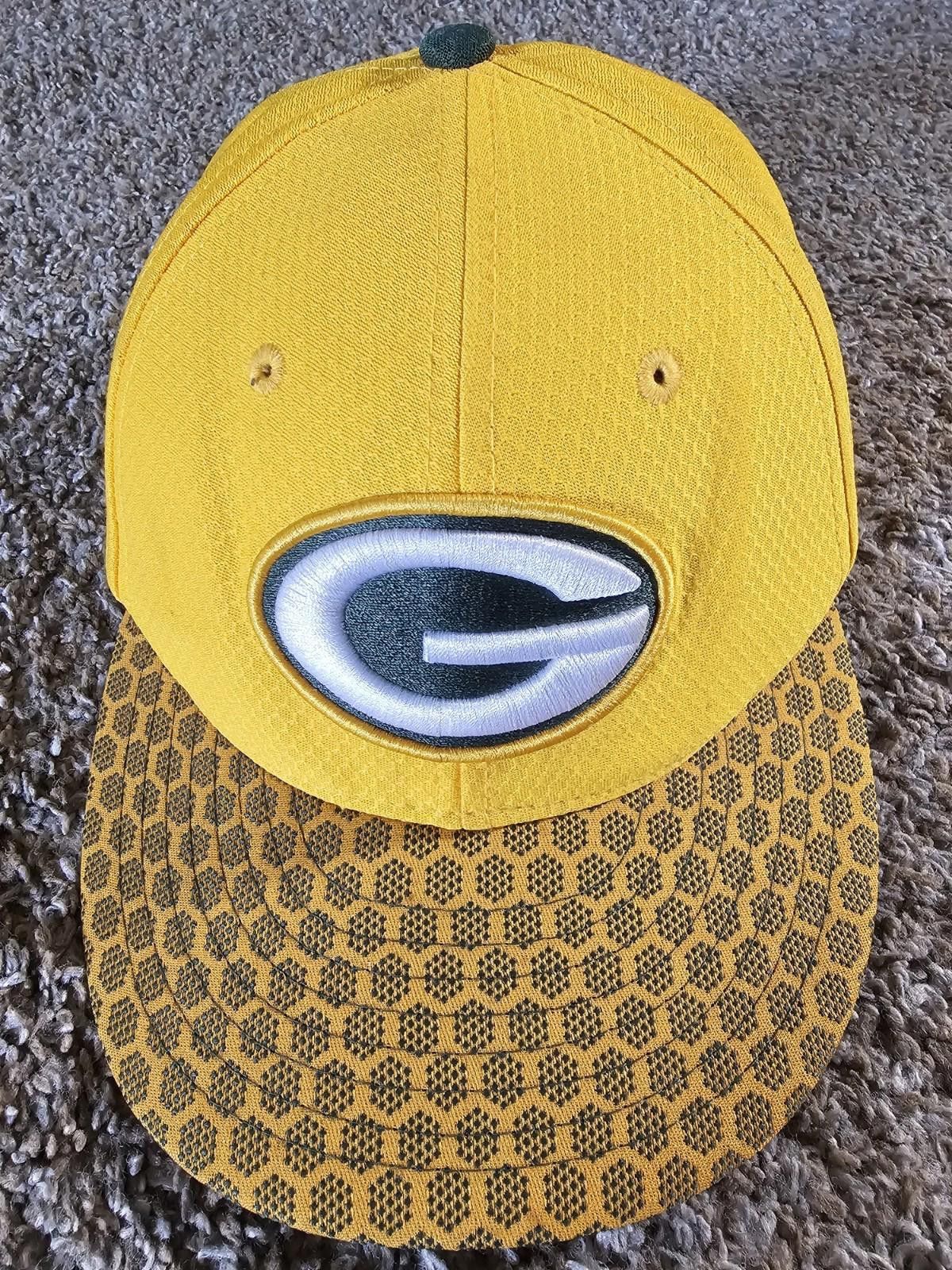New Era GREEN BAY PACKERS SNAPBACK Yellow HAT FOOTBALL NEWERA 9FIFTY Size ONE SIZE - 2 Thumbnail