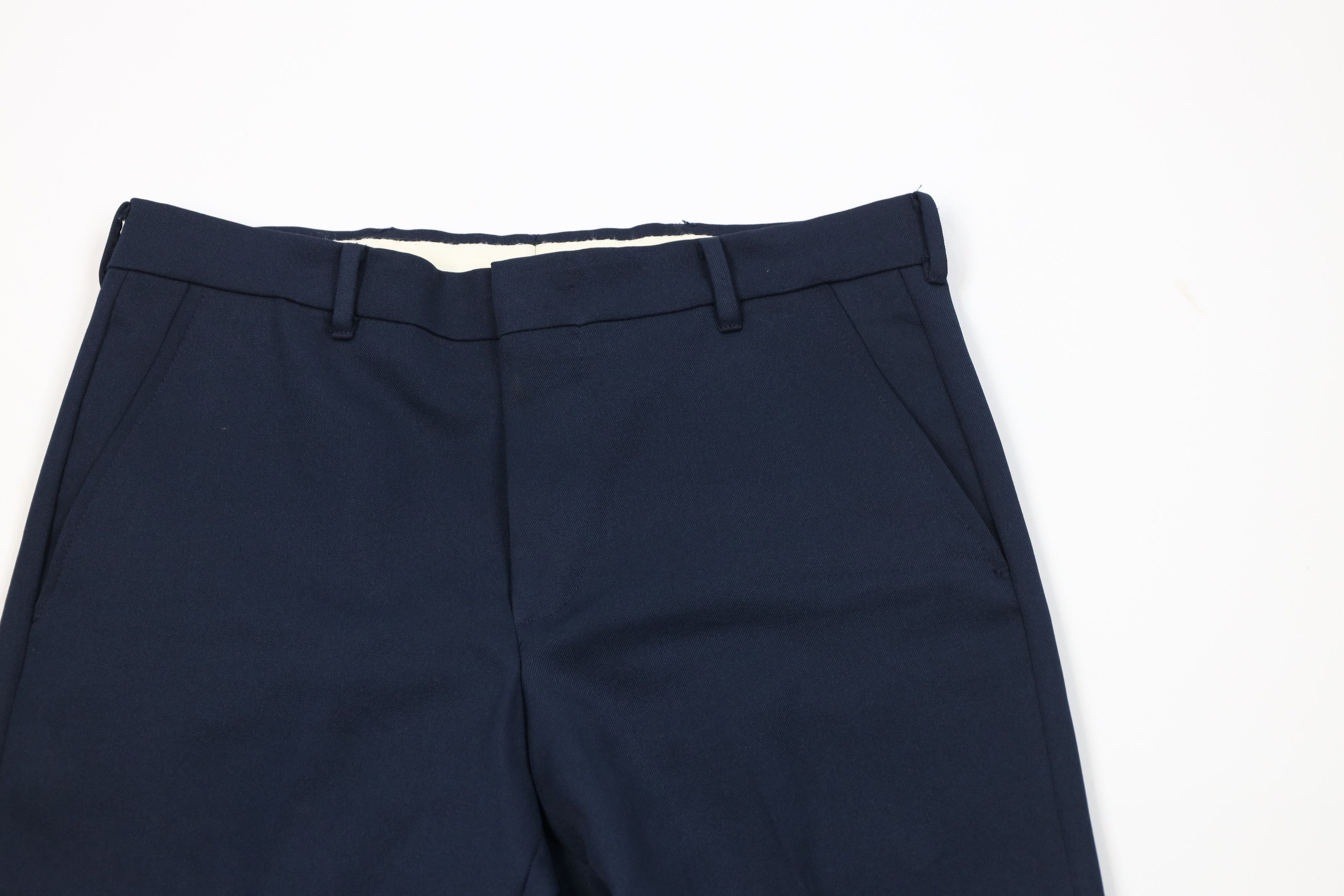 Vintage Vintage 70s Streetwear Flared Wide Leg Chino Pants Blue USA Size US 30 / EU 46 - 2 Thumbnail