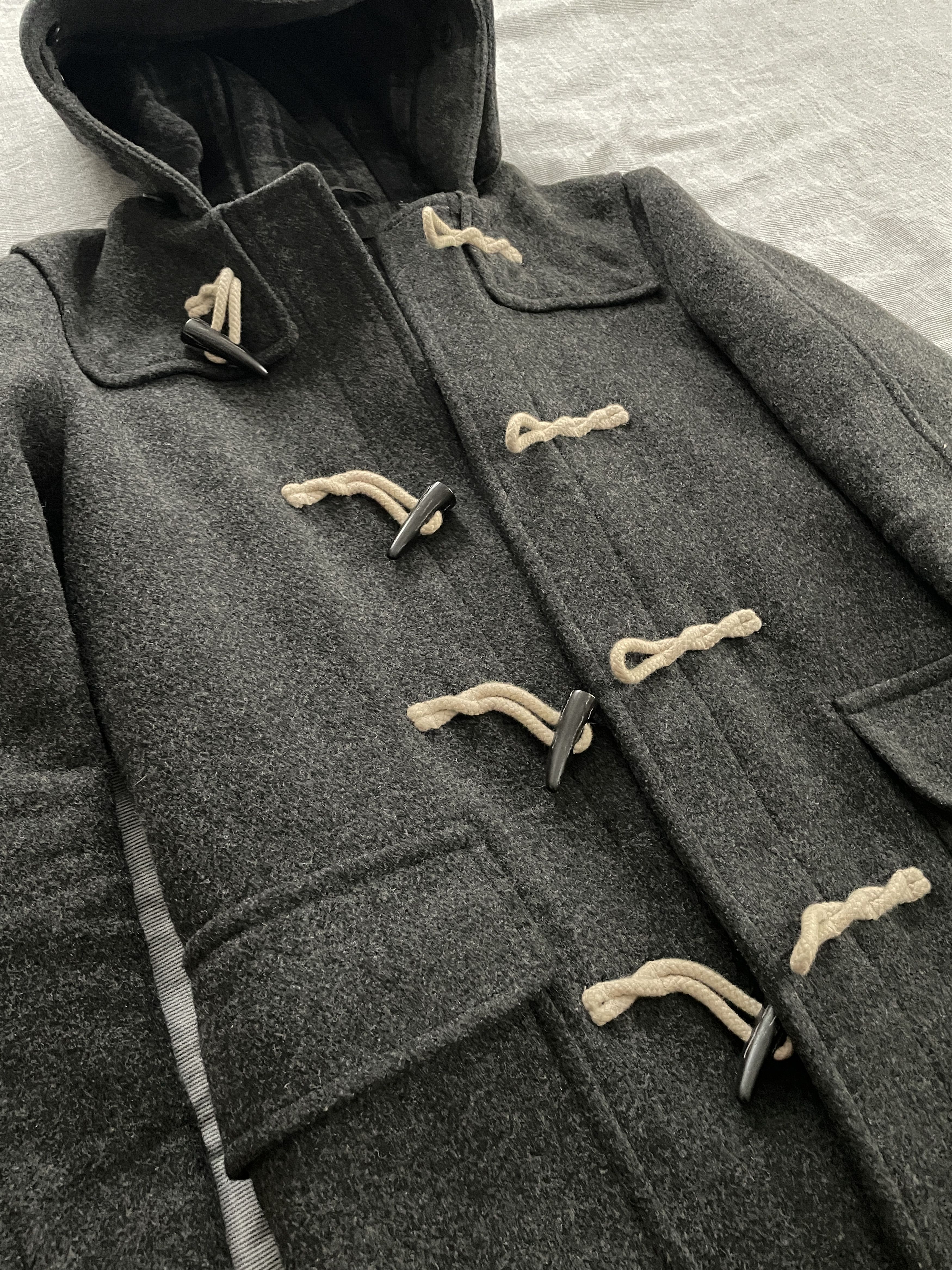 Uniqlo Uniqlo Wool Blend Toggle Duffle Coat Gray Hooded Jacket Sml Size US S / EU 44-46 / 1 - 2 Thumbnail