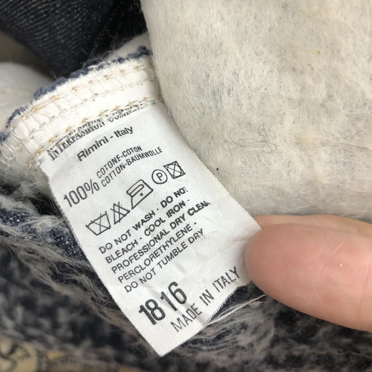 Marithe + Francois Girbaud MARITHE FRANCOIS GIRBAUD Denim Jacket Sherpa Design Size US M / EU 48-50 / 2 - 6 Thumbnail