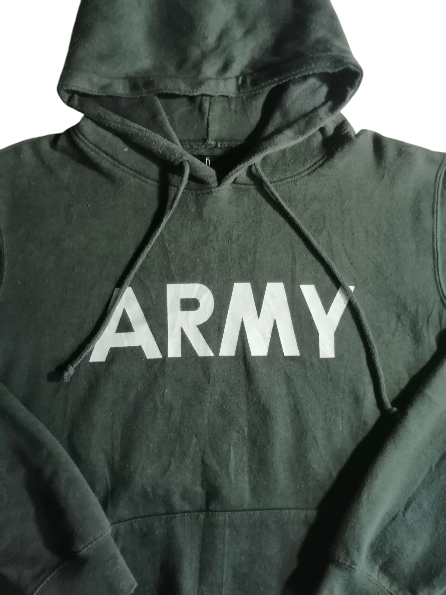 Designer × Vintage Vintage Zip Five Army Hoodie Sweater Size US L / EU 52-54 / 3 - 5 Thumbnail