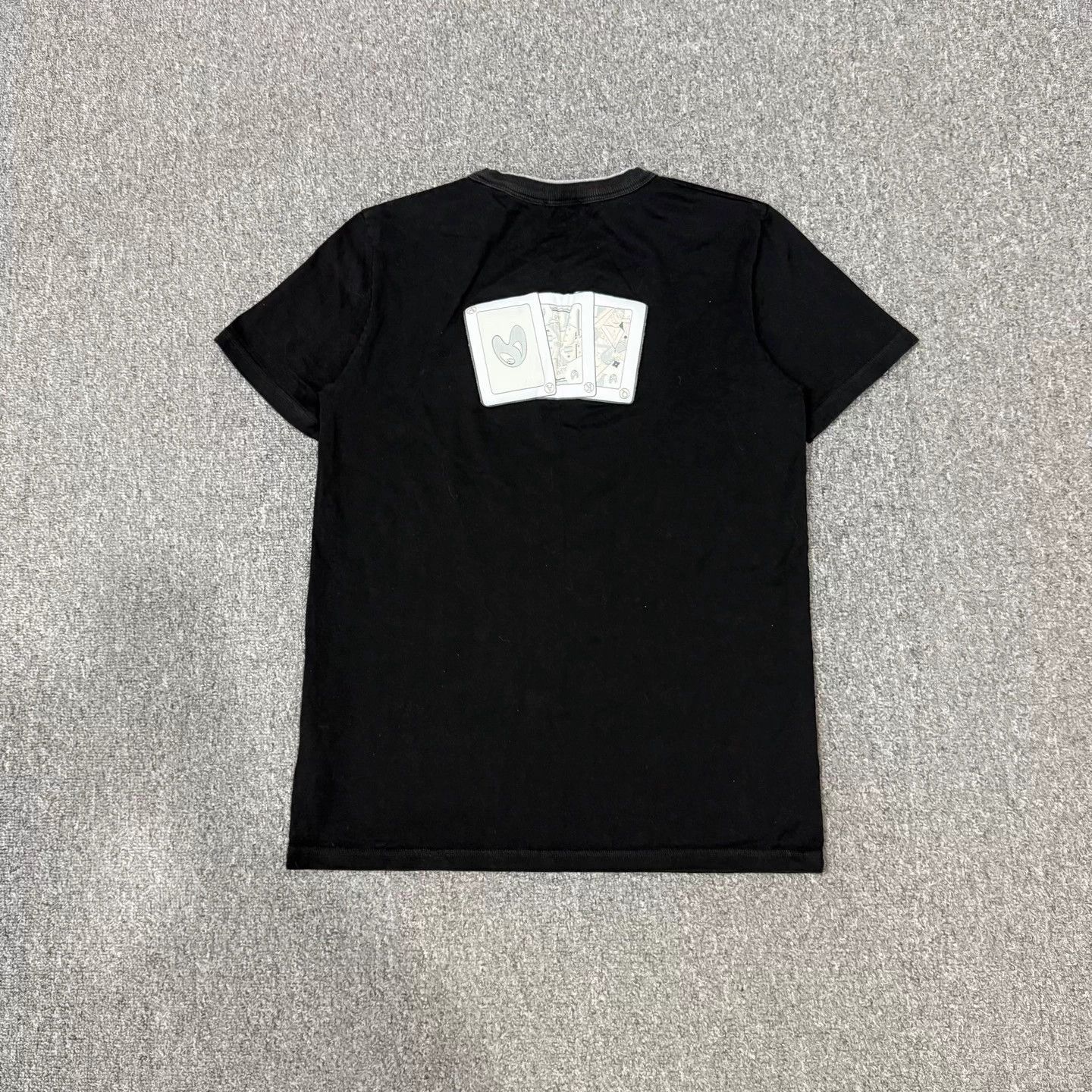 Dior Dior Black Embroidered Logo Poker Short Tee XS 95new Size XS / US 0-2 / IT 36-38 - 2 Thumbnail
