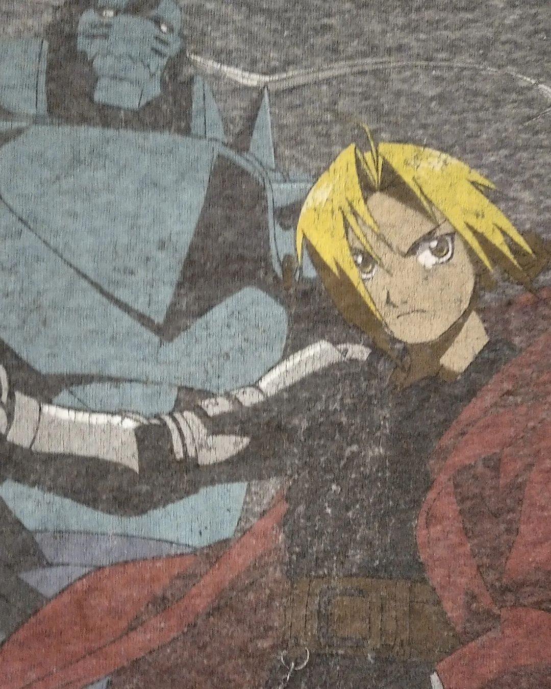 Anime × Japanese Brand Fullmetal Alchemist Big Print Graphic Anime Tees Size US L / EU 52-54 / 3 - 3 Thumbnail
