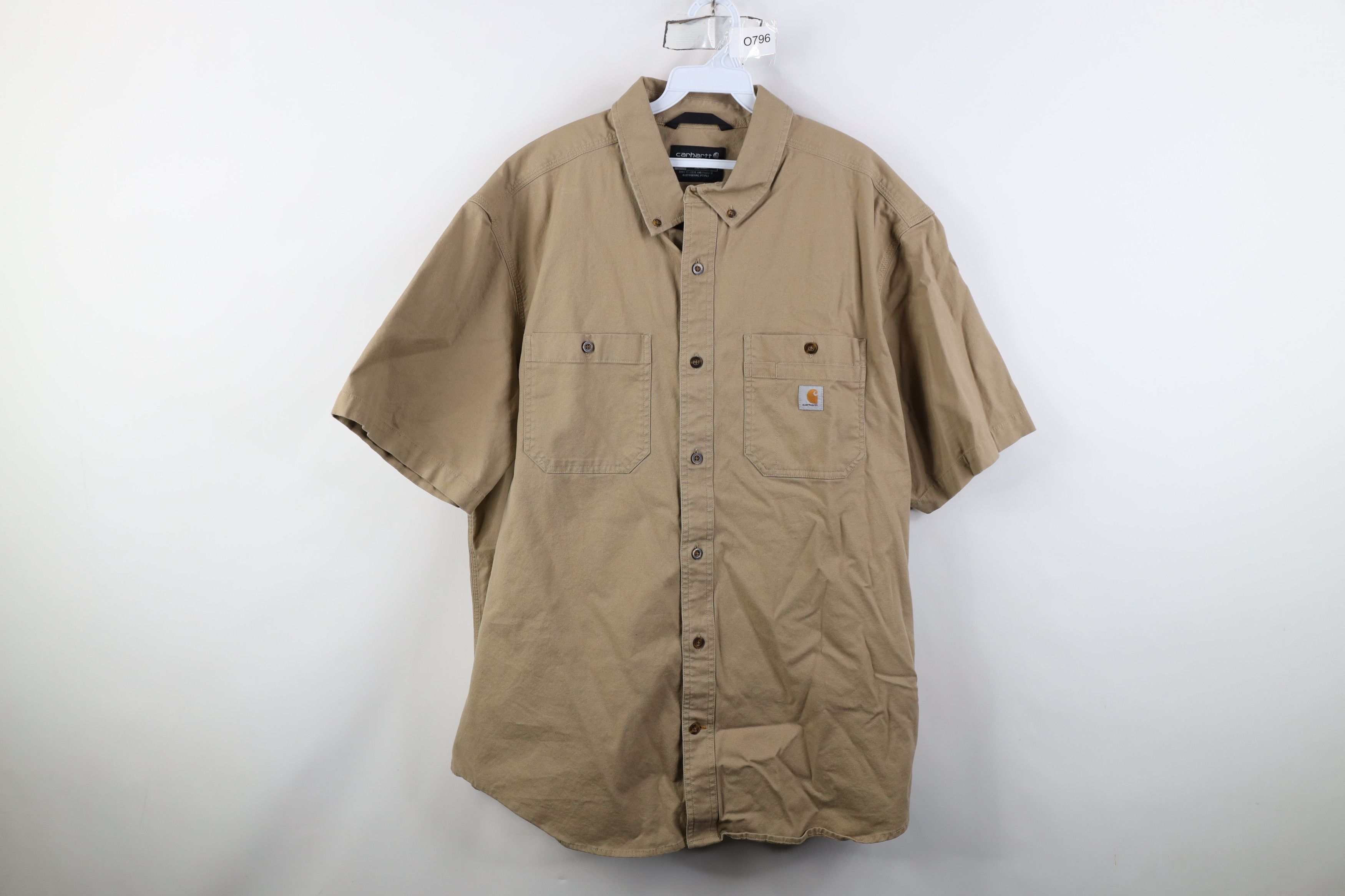 Carhartt Vintage Y2K Carhartt Heavyweight Short Sleeve Button Shirt Size US XXL / EU 58 / 5 - 1 Thumbnail