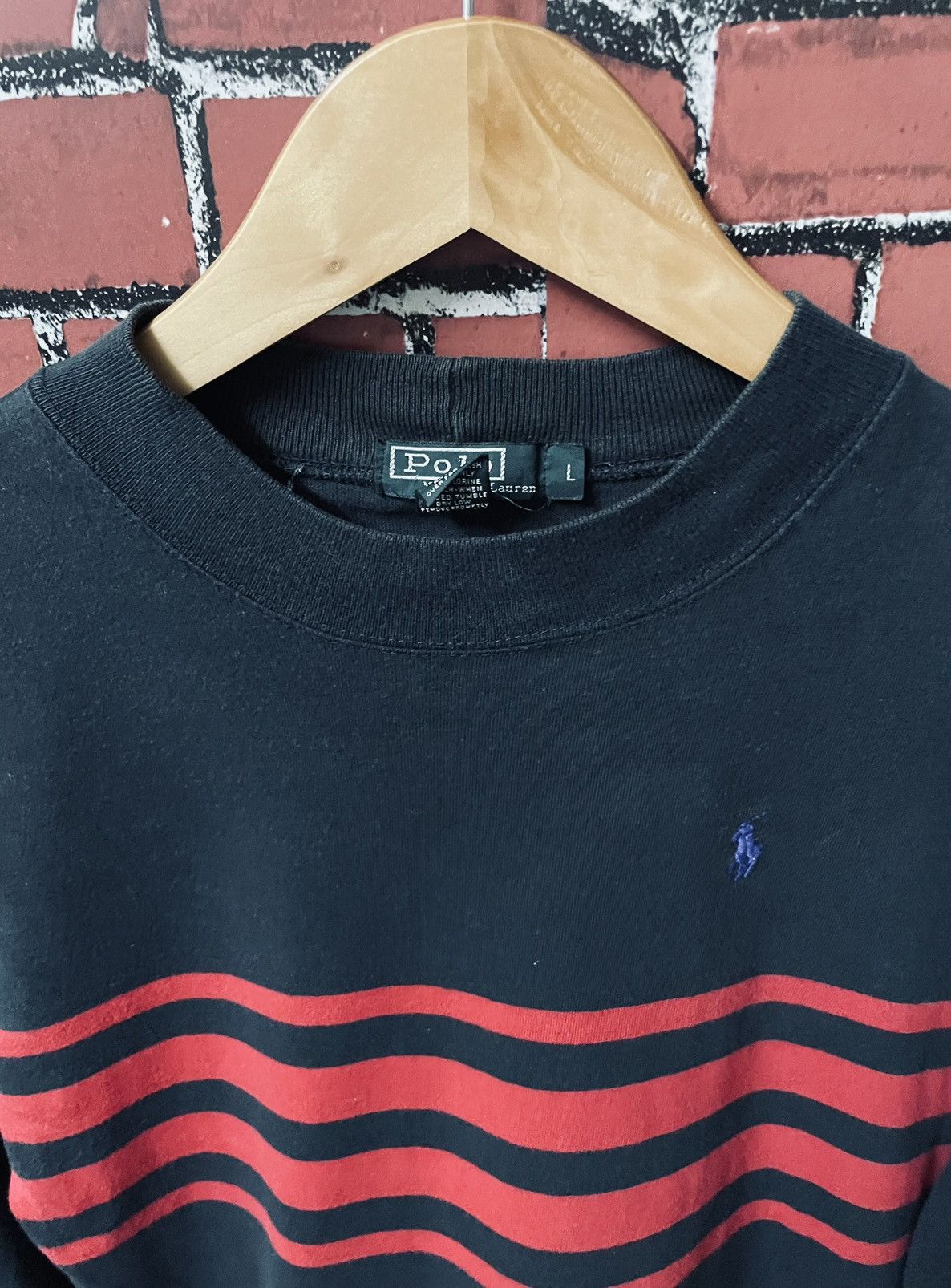 Designer × Polo Ralph Lauren × Vintage POLO RALPH LAUREN LONG SLEEVE 80s Size US L / EU 52-54 / 3 - 7 Thumbnail