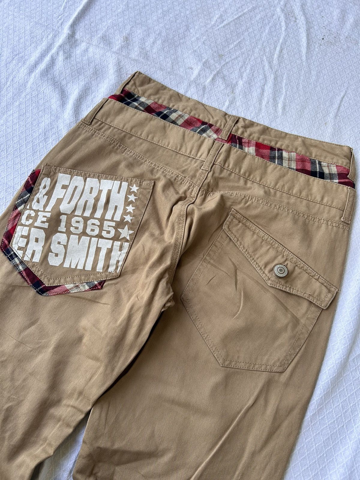 20471120 × Beauty Beast × Japanese Brand Double waist japanese poem style casual chino Ifsixwasnine Size US 32 / EU 48 - 3 Thumbnail