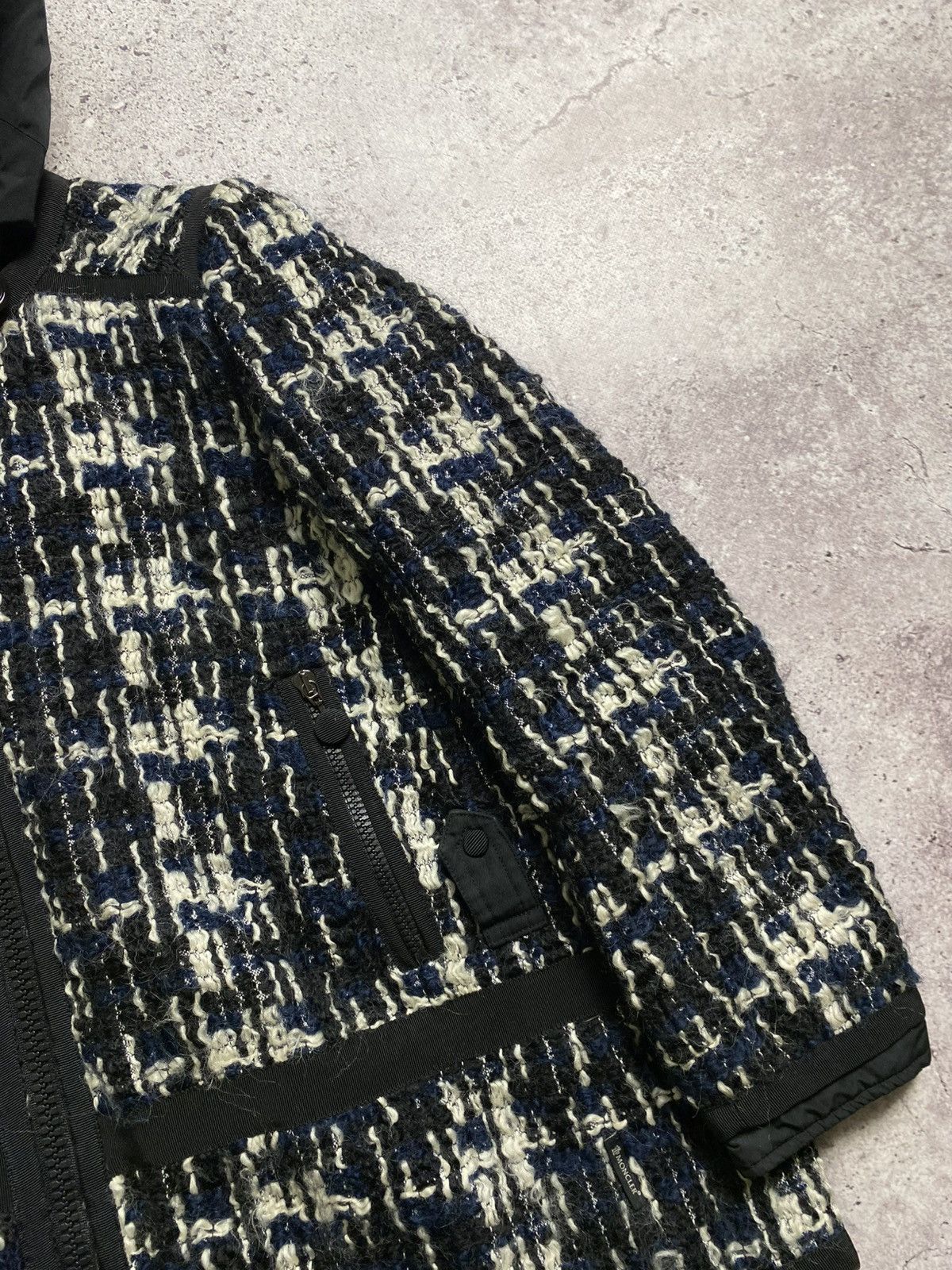 Moncler Moncler Tweed Jacket Size 1 Size S / US 4 / IT 40 - 5 Thumbnail