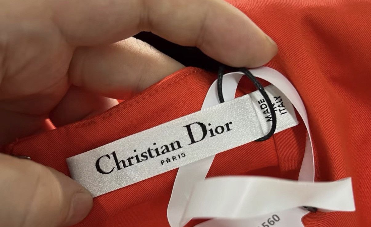 Dior Dior Orange Irregular Dress J41 Size M / US 6-8 / IT 42-44 - 3 Thumbnail