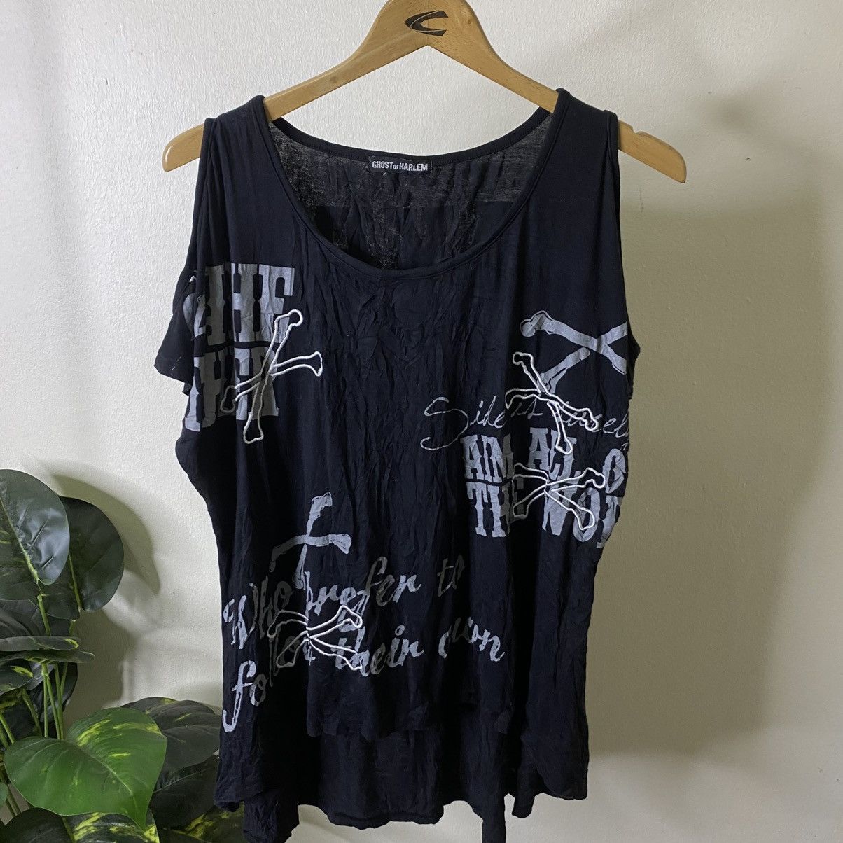 If Six Was Nine Ghost Of Harlem Seditionaries Punk Cyber Grunge Women Tshirt Size L / US 10 / IT 46 - 2 Thumbnail