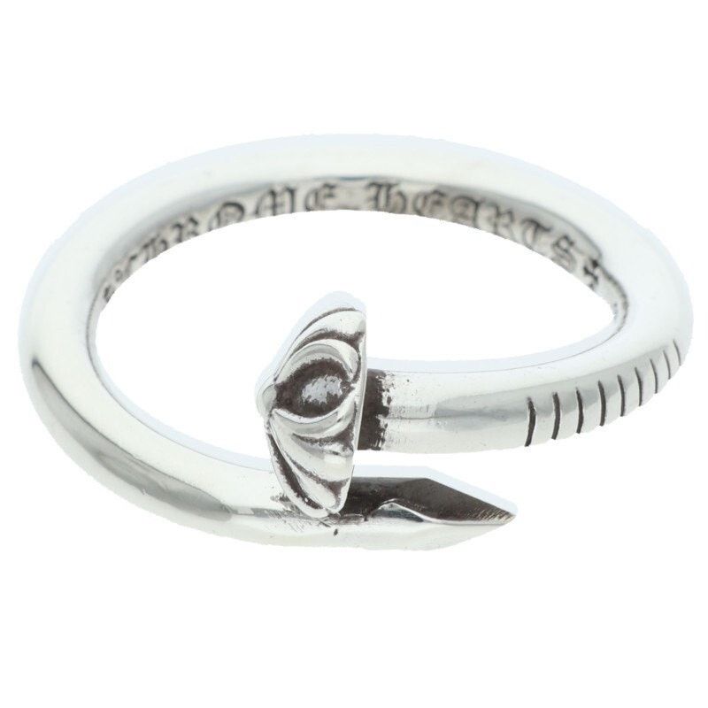 Chrome Hearts Chrome Hearts Nail Cross Ball Silver Ring Size ONE SIZE - 1 Thumbnail