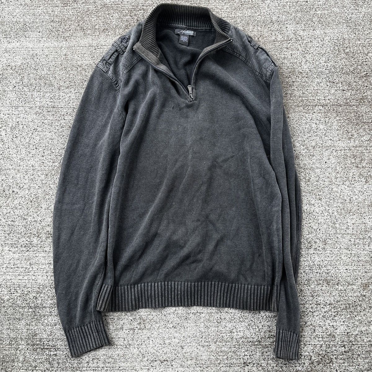 Vintage Vintage Avant Garde Grunge Half Zip Sweater 90’s Y2K XL Size US L / EU 52-54 / 3 - 1 Thumbnail