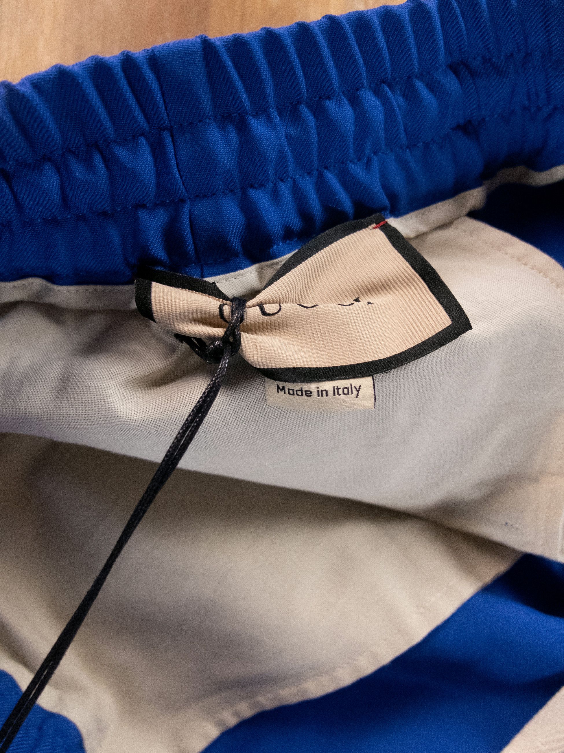 Gucci GUCCI blue interlocking G wool mohair relaxed track pants 32 Size US 32 / EU 48 - 9 Thumbnail