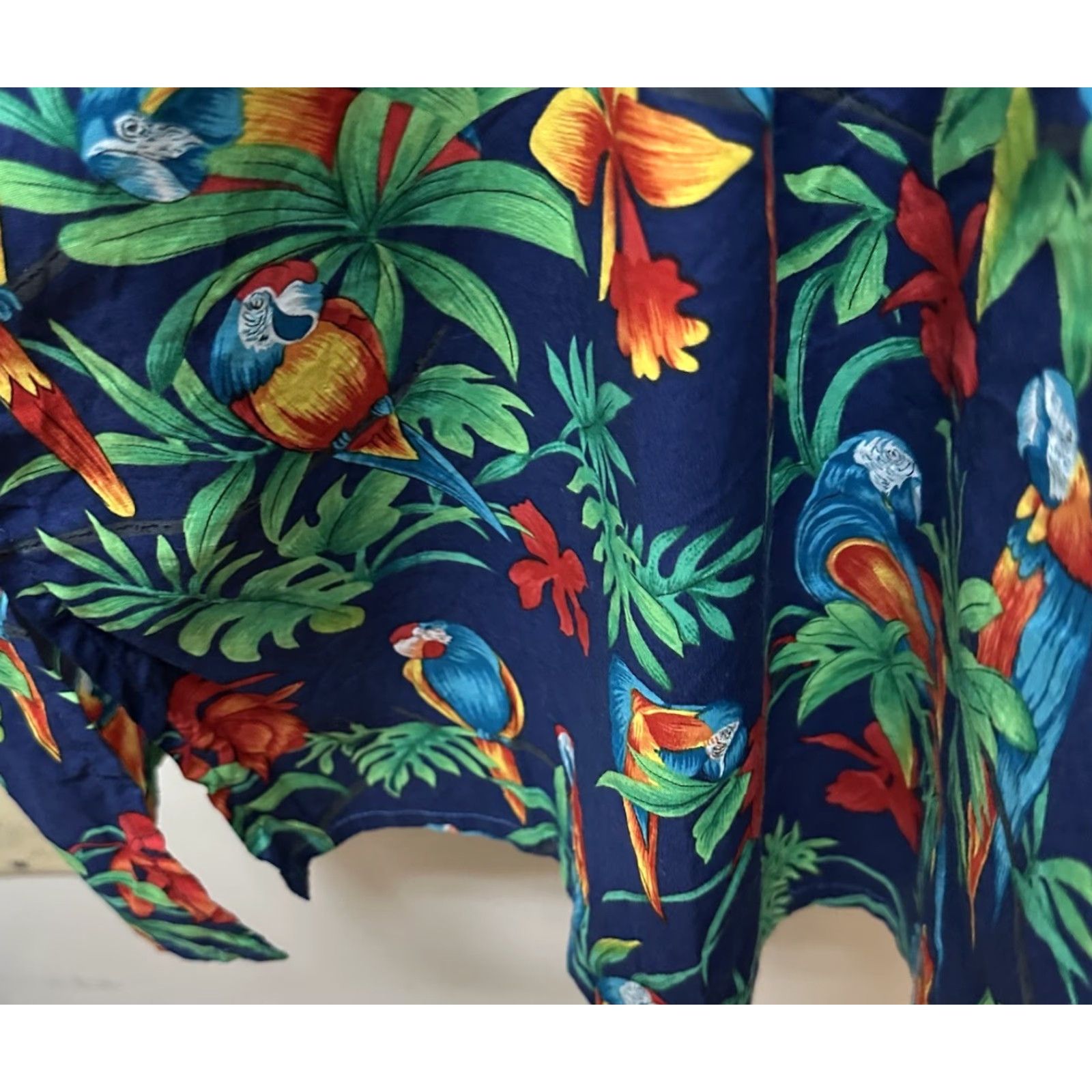 Hilo Hattie VINTAGE Hilo Hattie Hawaiian Aloha Luau Dress Sundress Parrot Print Size L Size L / US 10 / IT 46 - 6 Thumbnail