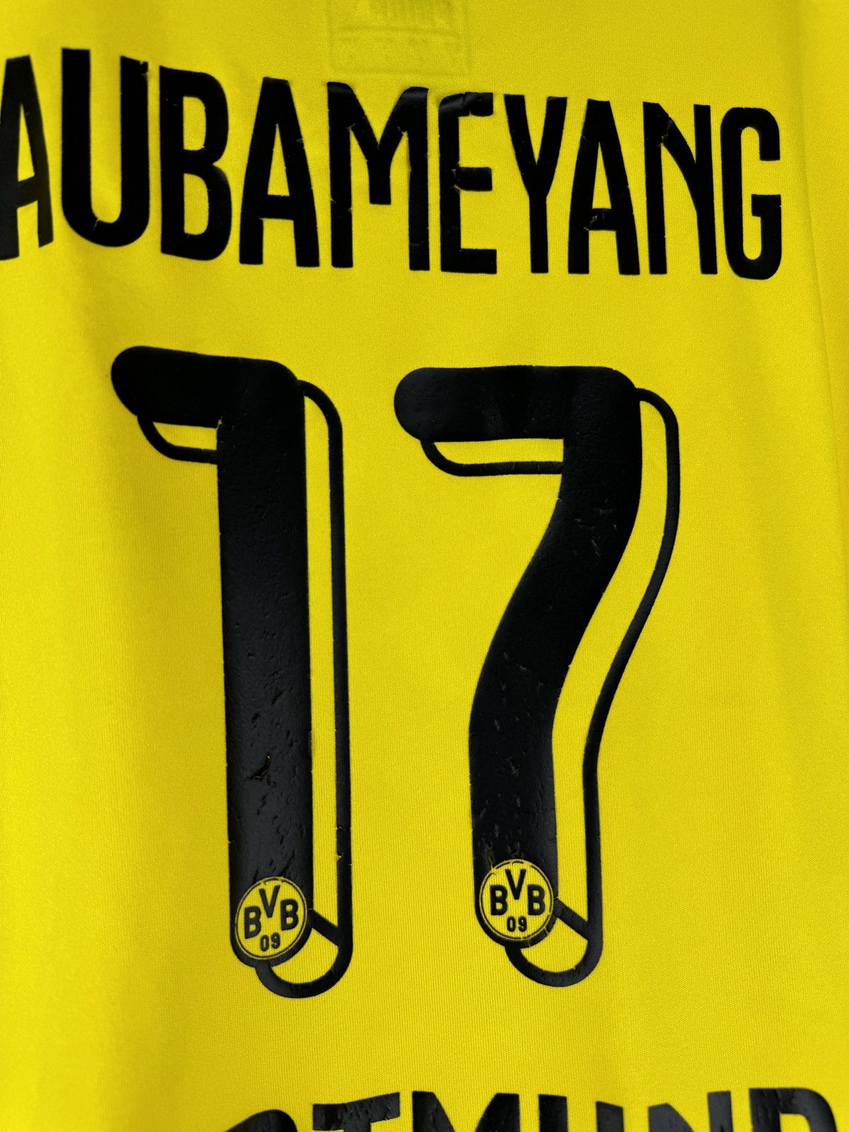 Puma Mens Vintage Puma Borussia Dortmund Aubameyang 17 T-Shirt Size US L / EU 52-54 / 3 - 15 Thumbnail
