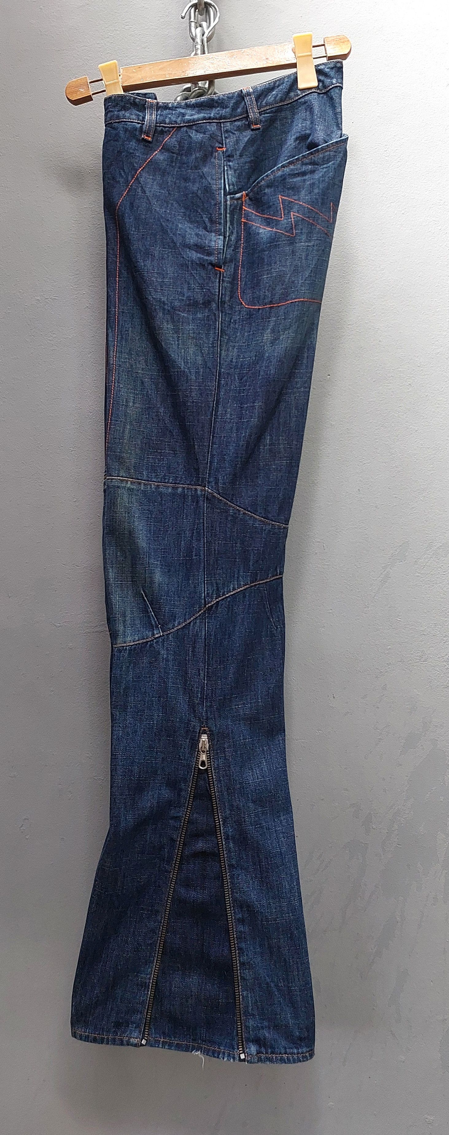 Walter Van Beirendonck W&LT (Wild and Lethal Trash) Denim Jeans Size US 27 - 2 Thumbnail