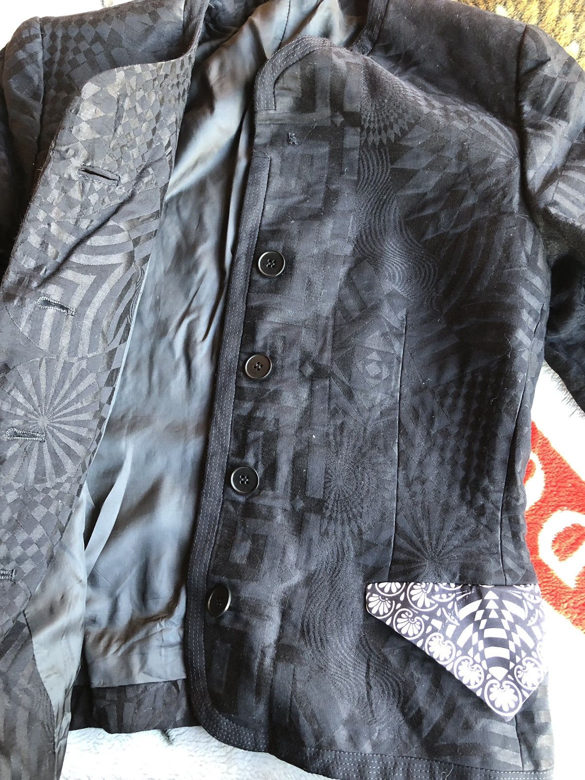 Versace Gianni Versace Couture Silk Cotton Jacquard Print Jacket Size S / US 4 / IT 40 - 9 Thumbnail