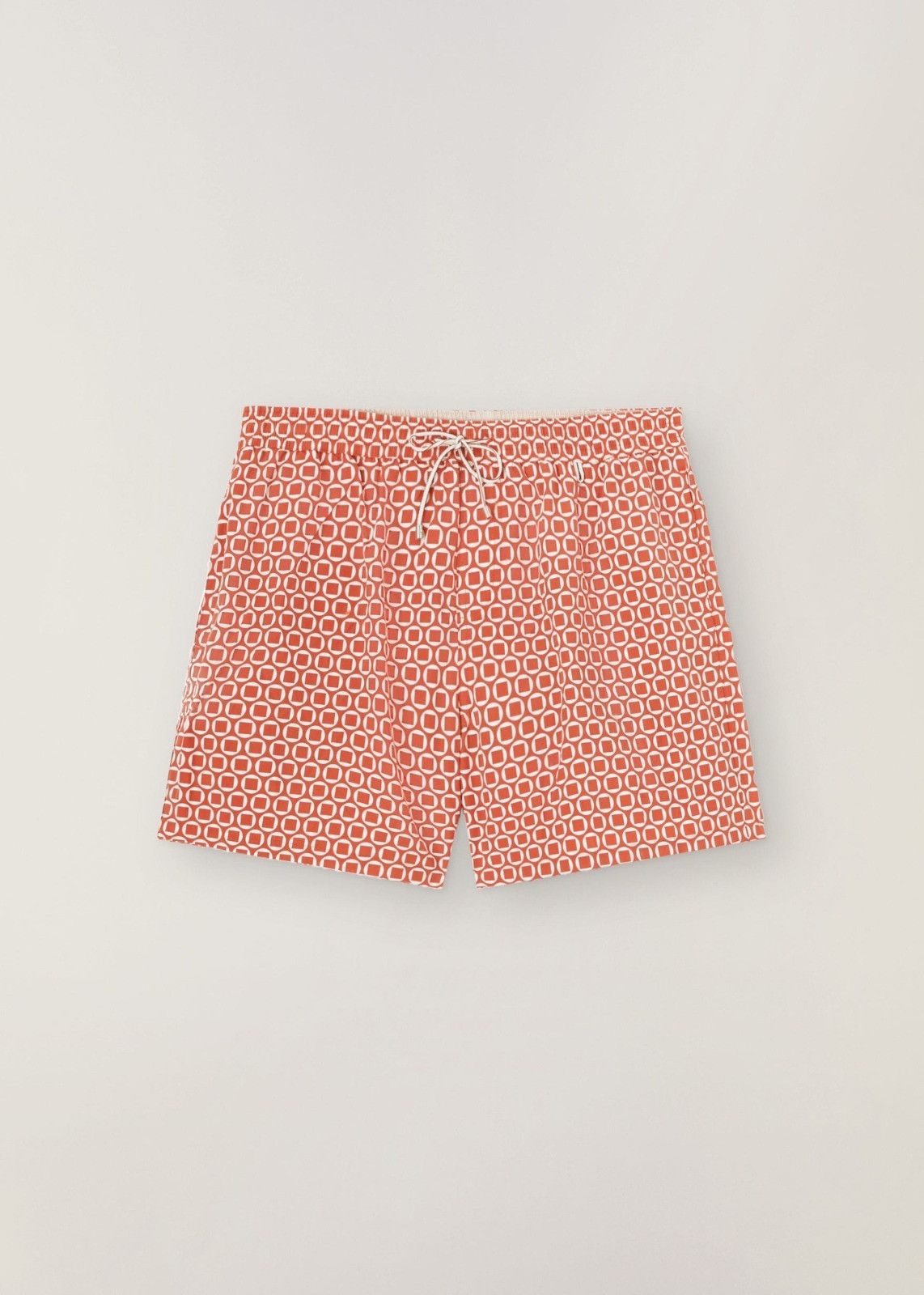 Loro Piana o1srvl11e1024 Optical Bay Swim Trunk in Red/White Size US 34 / EU 50 - 1 Thumbnail