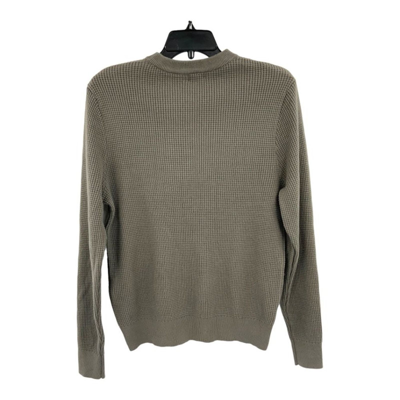 Other Jeff Taupe Waffle Weave Crewneck Sweater Small NWT $198 MSRP Size US S / EU 44-46 / 1 - 6 Thumbnail