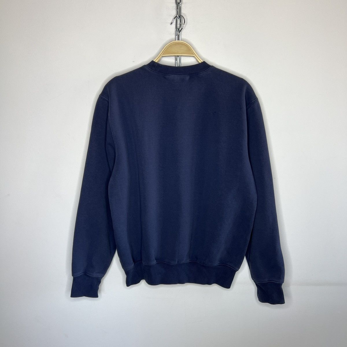 Carhartt × Vintage Vintage Carhartt Spellot Crew Neck Navy Sweatshirt Size US M / EU 48-50 / 2 - 7 Thumbnail