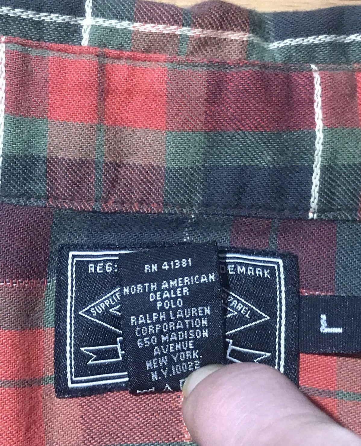 Polo Ralph Lauren × Ralph Lauren × Vintage Ralph Lauren RLX Vintage 90s Flannel Button Up Shirt Large Size US L / EU 52-54 / 3 - 11 Thumbnail