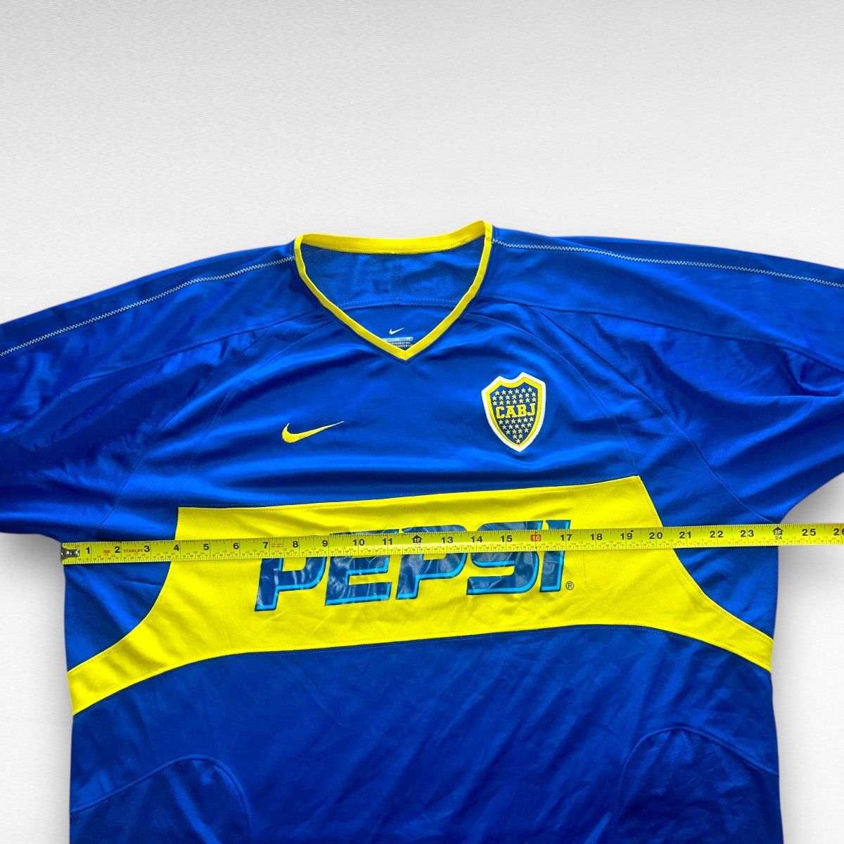 Nike NIKE BOCA JUNIORS 2003-2004 HOME Jersey Futbol Soccer XL Size US XL / EU 56 / 4 - 11 Thumbnail