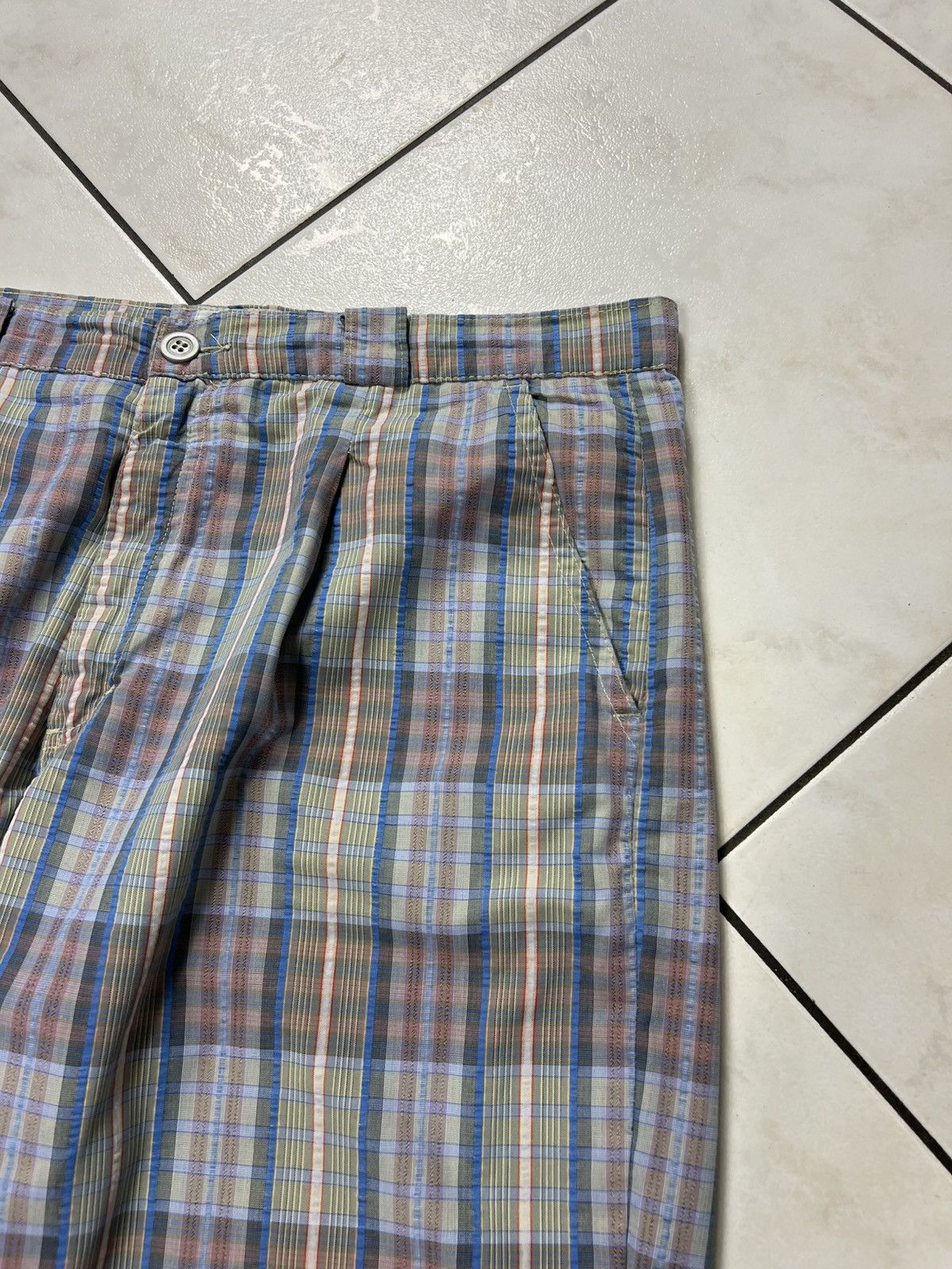Levi's Vintage Levi’s CIVVY Street classic check seersucker pants Size US 34 / EU 50 - 6 Thumbnail