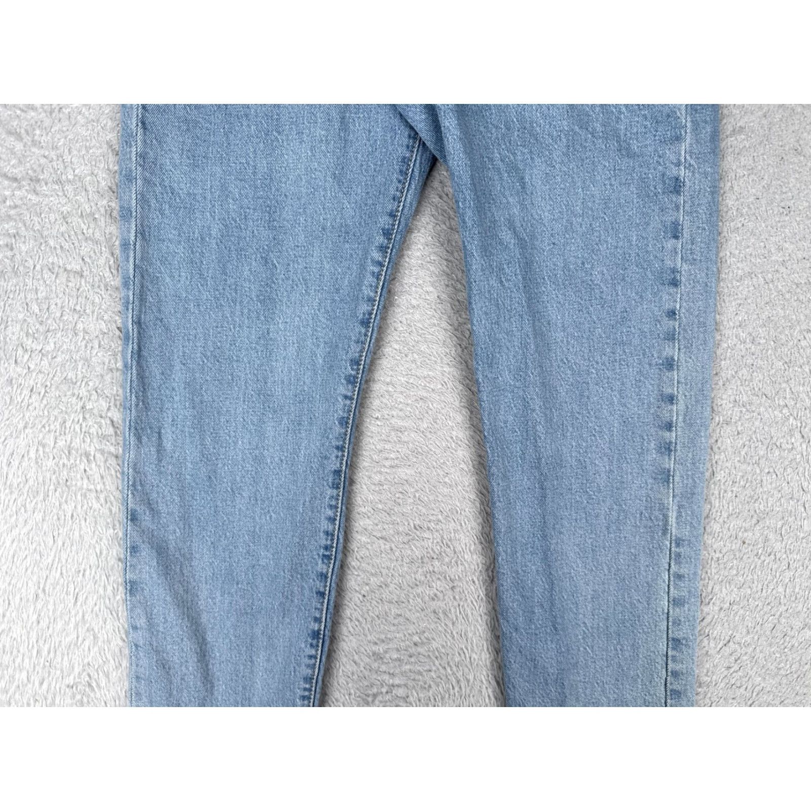 Levi's Levis Jeans Womens 25 Blue Premium Wedgie Light High Rise Button Fly Denim Size 42" / US 20 - 4 Thumbnail