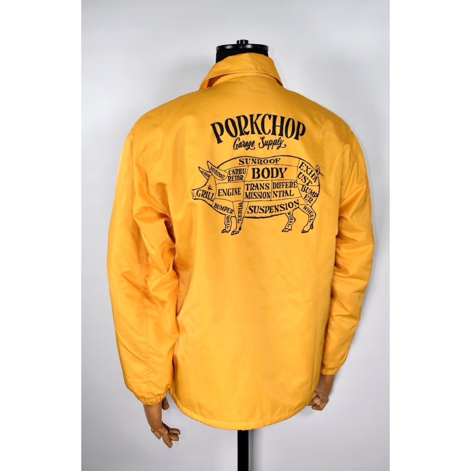 Garage PORKCHOP GARAGE SUPPLY Jacket Mens L Yellow Coach Jacket Mens L Yellow Coach Size US L / EU 52-54 / 3 - 2 Thumbnail