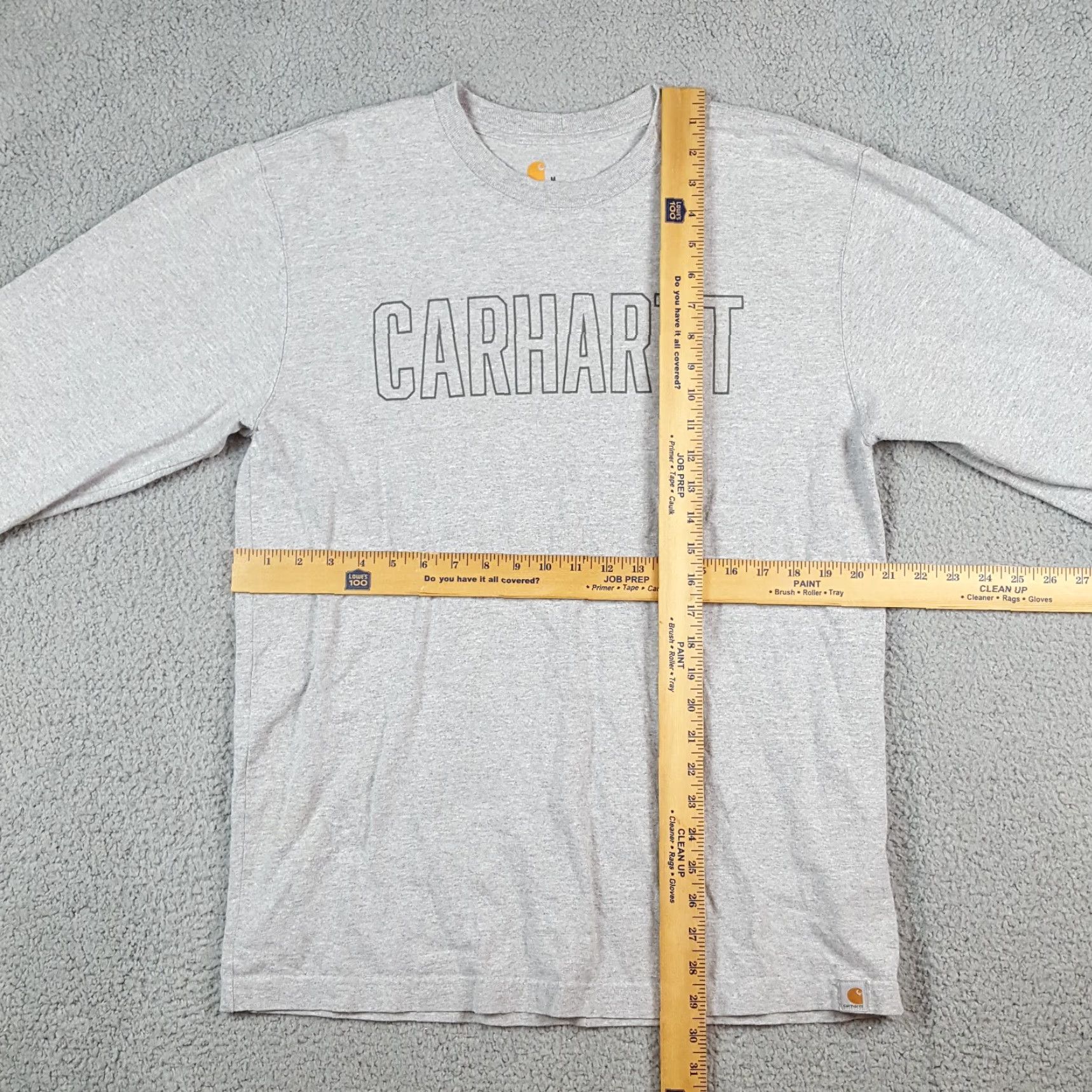 Carhartt Carhartt Spell Out Logo Long Sleeve Men's Size Medium Relaxed Workwear T Shirt Size US M / EU 48-50 / 2 - 6 Thumbnail
