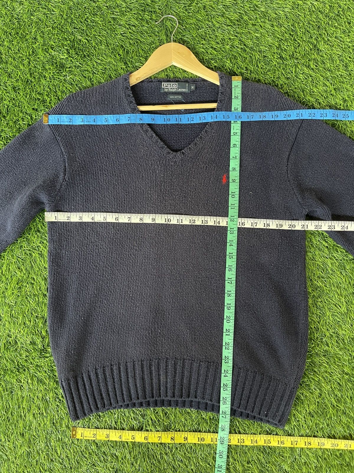 Polo Ralph Lauren Last Drop🔥Rare🔥Vintage Polo Ralph Laurent Sweat Knit Shirt Size US L / EU 52-54 / 3 - 13 Thumbnail