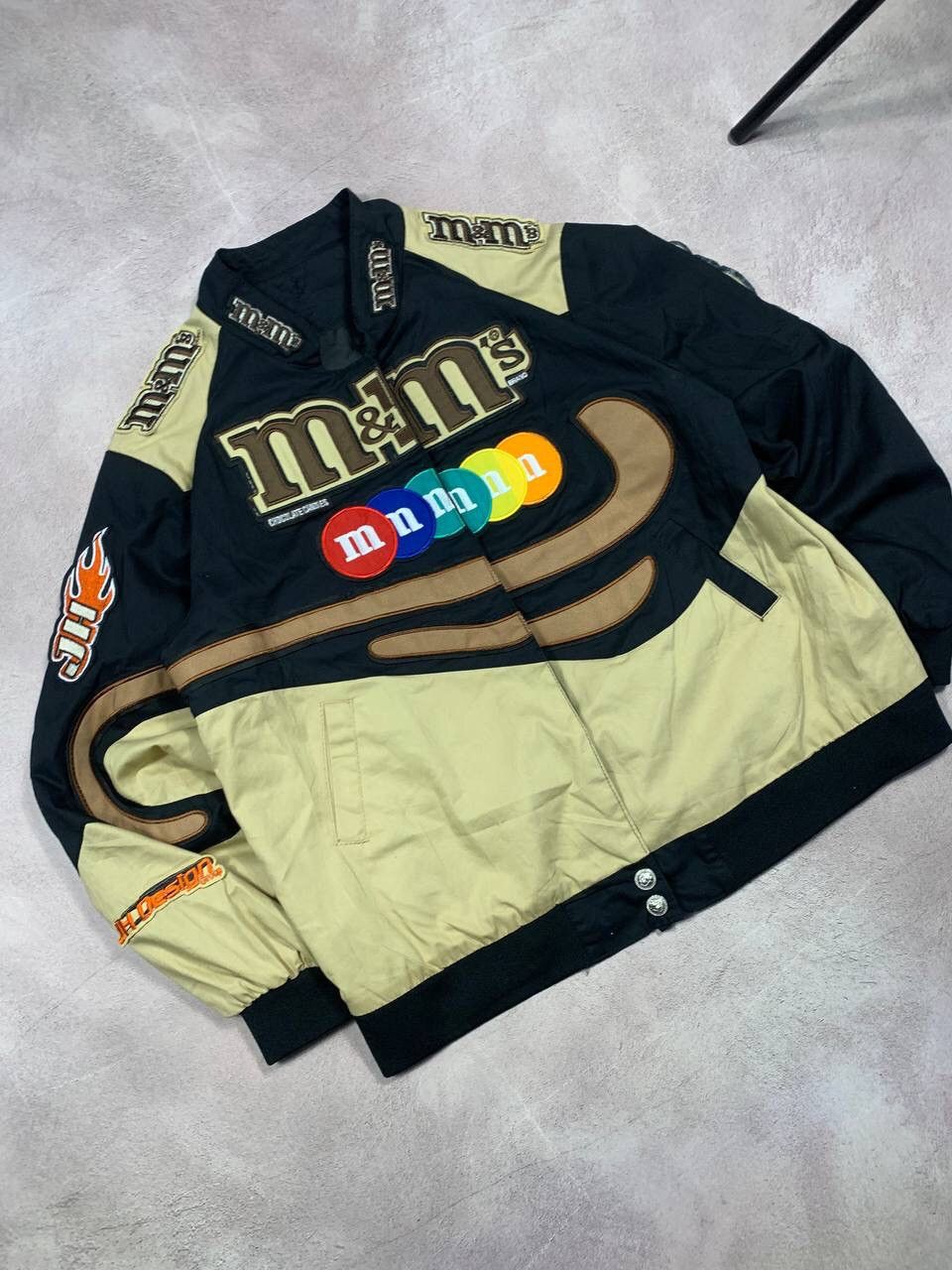 Other Vintage M&M's Embroidery Racing Moto Y2K Jacket M Size US M / EU 48-50 / 2 - 2 Thumbnail