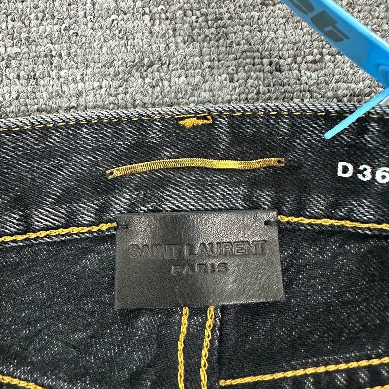Saint Laurent Paris Saint Laurent Paris Dark mid-rise jeans Size US 27 - 7 Thumbnail