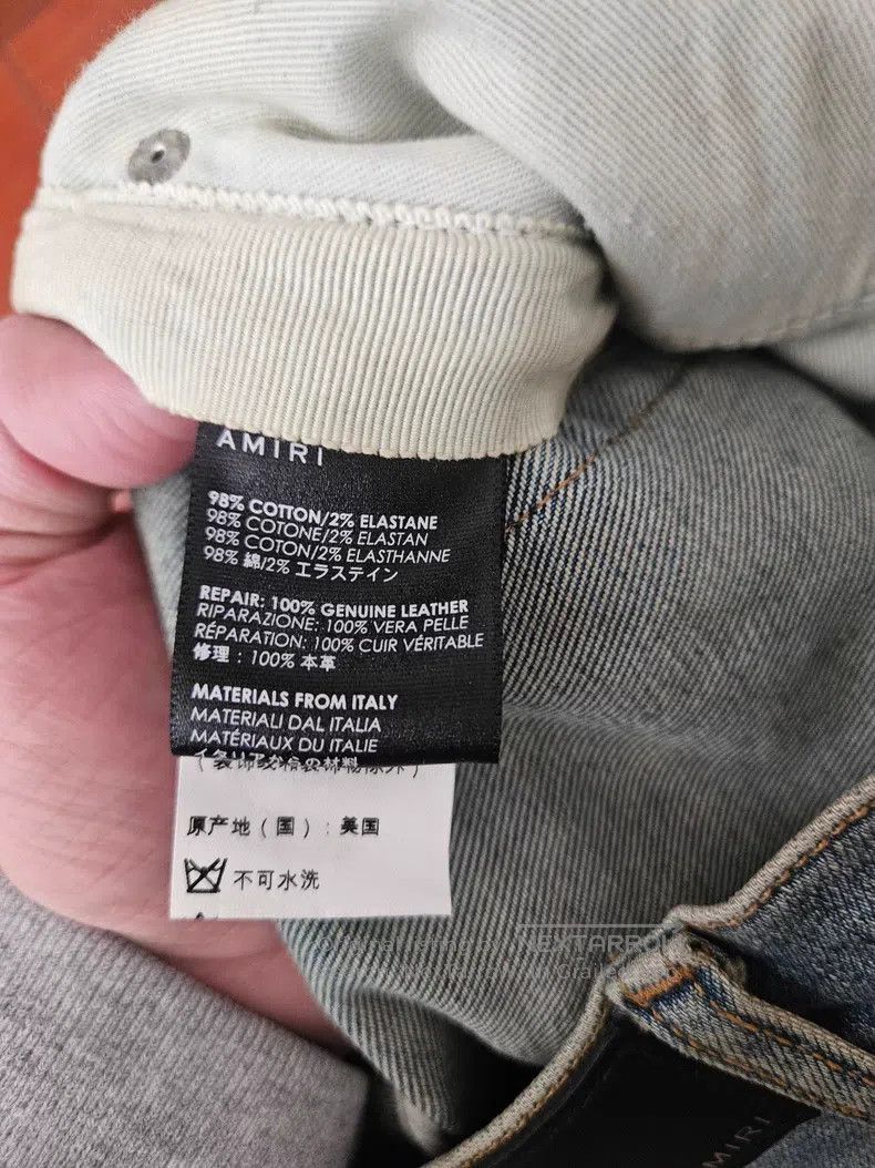 Amiri Amiri Size 32 Classic embroidered badge stitching jeans Size US 32 / EU 48 - 9 Thumbnail