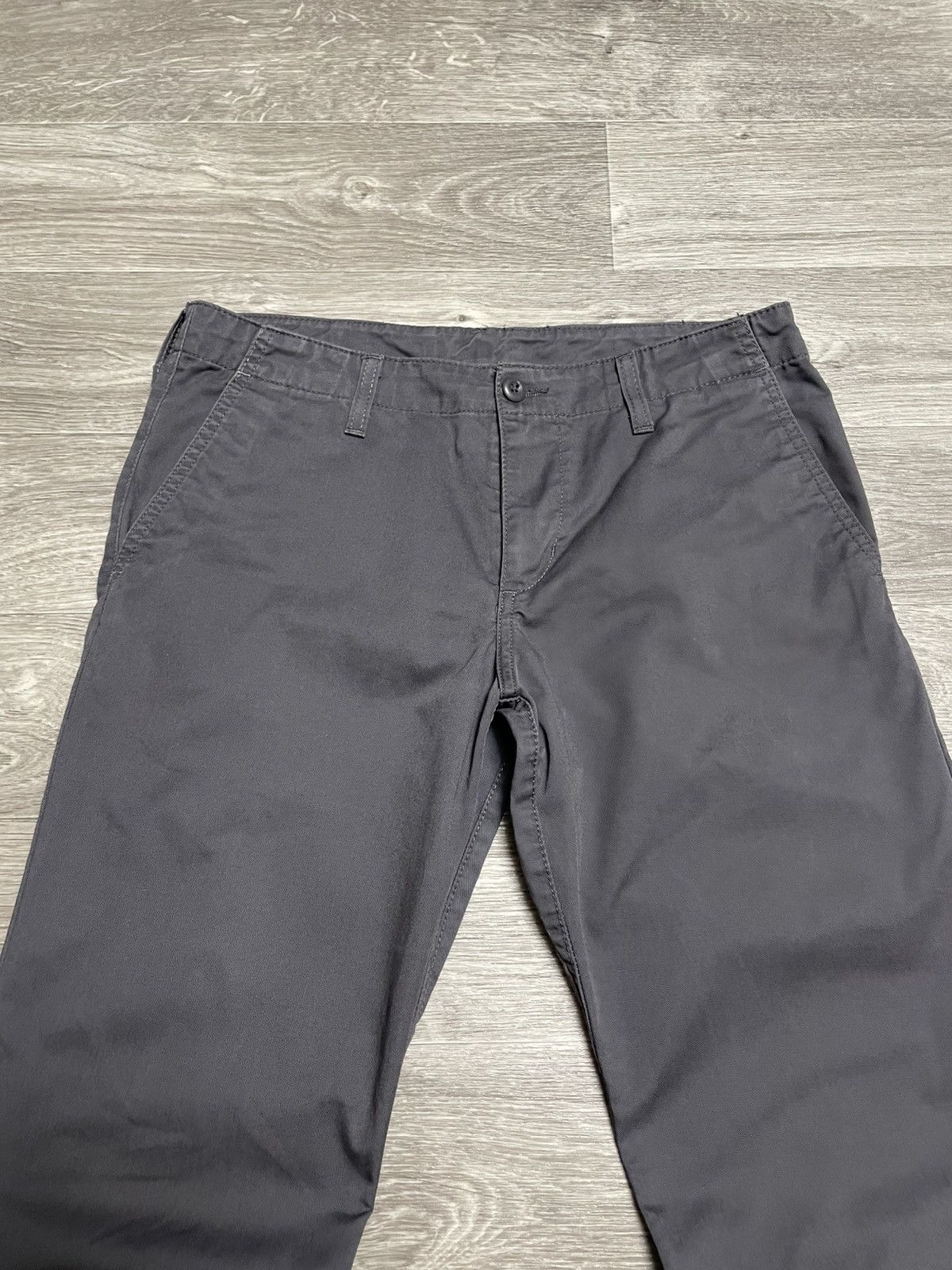 Carhartt Vintage Carhartt Gray Club Pants Leather Logo 32/32 Size US 32 / EU 48 - 3 Thumbnail