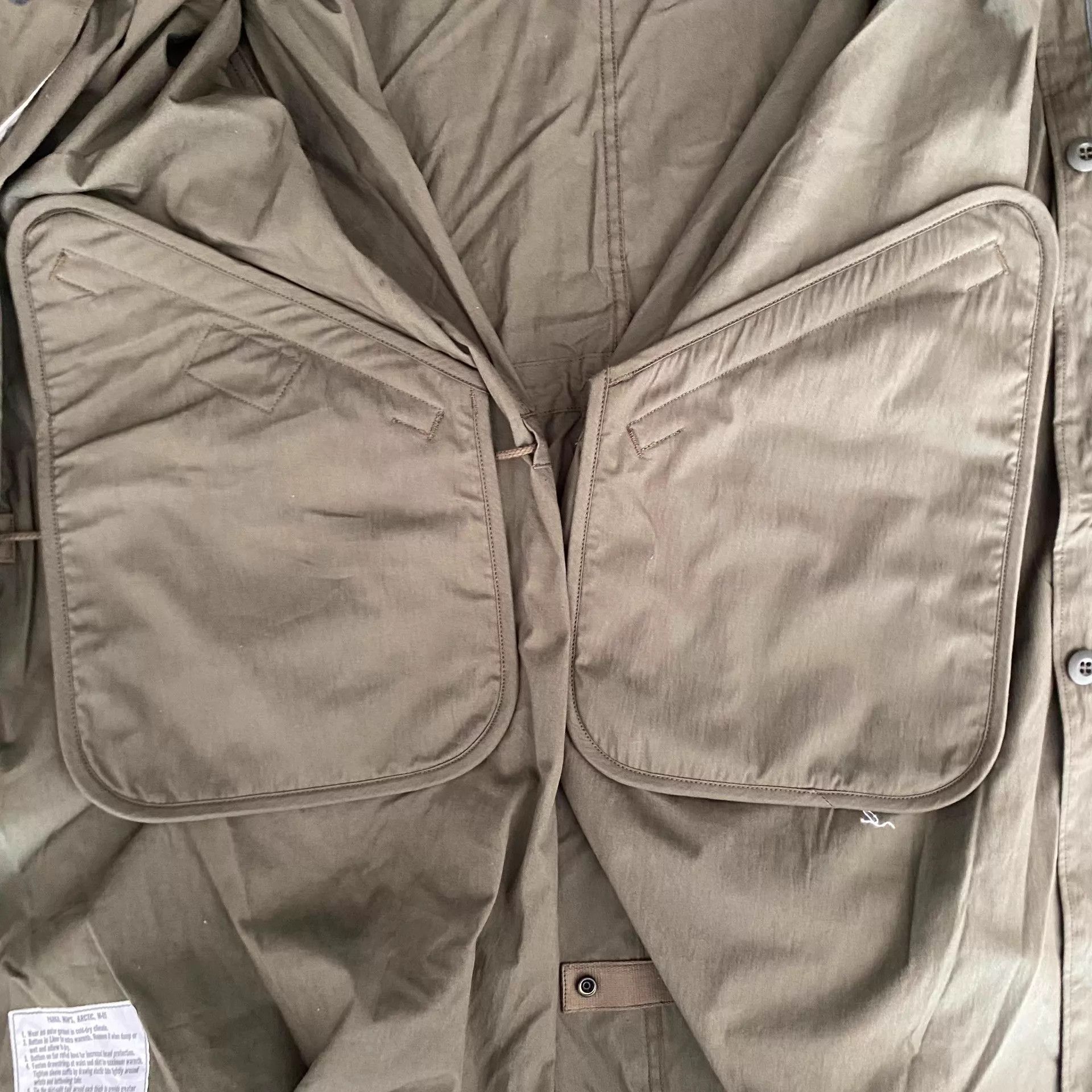 The Real McCoy's Real McCoy's M65 Parka Wool-Lined Pockets XL New Size US XL / EU 56 / 4 - 6 Thumbnail