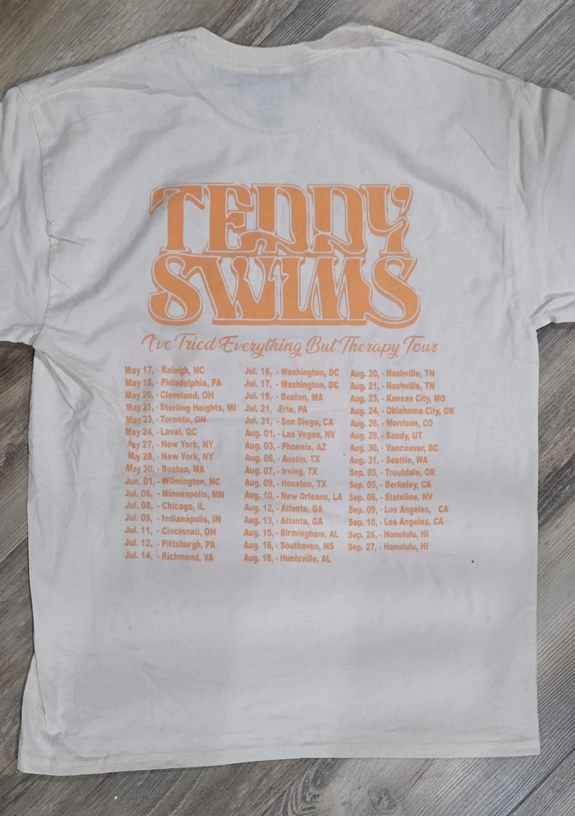 Other Teddy Swims 2025 I've Tried Everything But Therapy Shirt Size US L / EU 52-54 / 3 - 2 Thumbnail