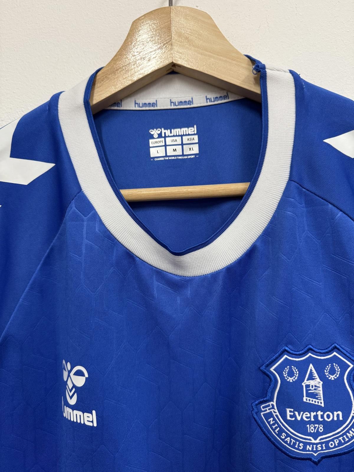 Hummel Everton Football Club Blue Soccer Jersey Size US M / EU 48-50 / 2 - 3 Thumbnail