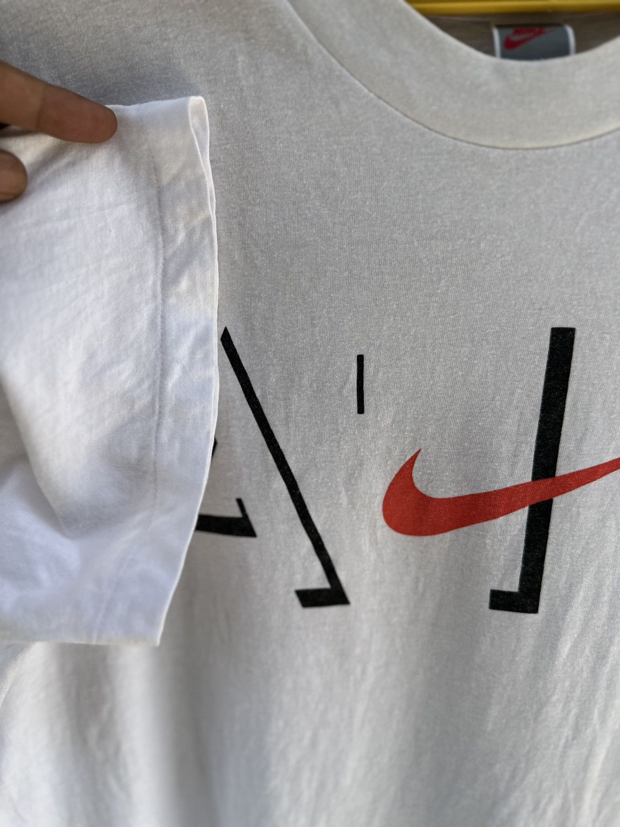 Nike Vintage 90s Nike Air All Japan Yamanashi Faded Tee Size US L / EU 52-54 / 3 - 5 Thumbnail